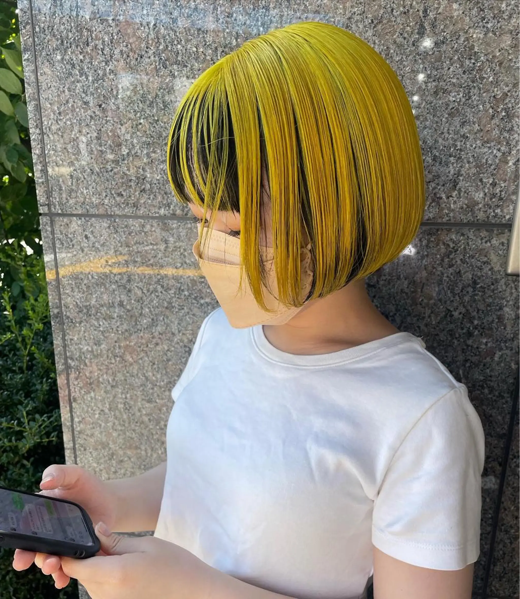 カラー インナーカラー BLANCA　HAIR西尾所属・新納 杏奈のヘアスタイル