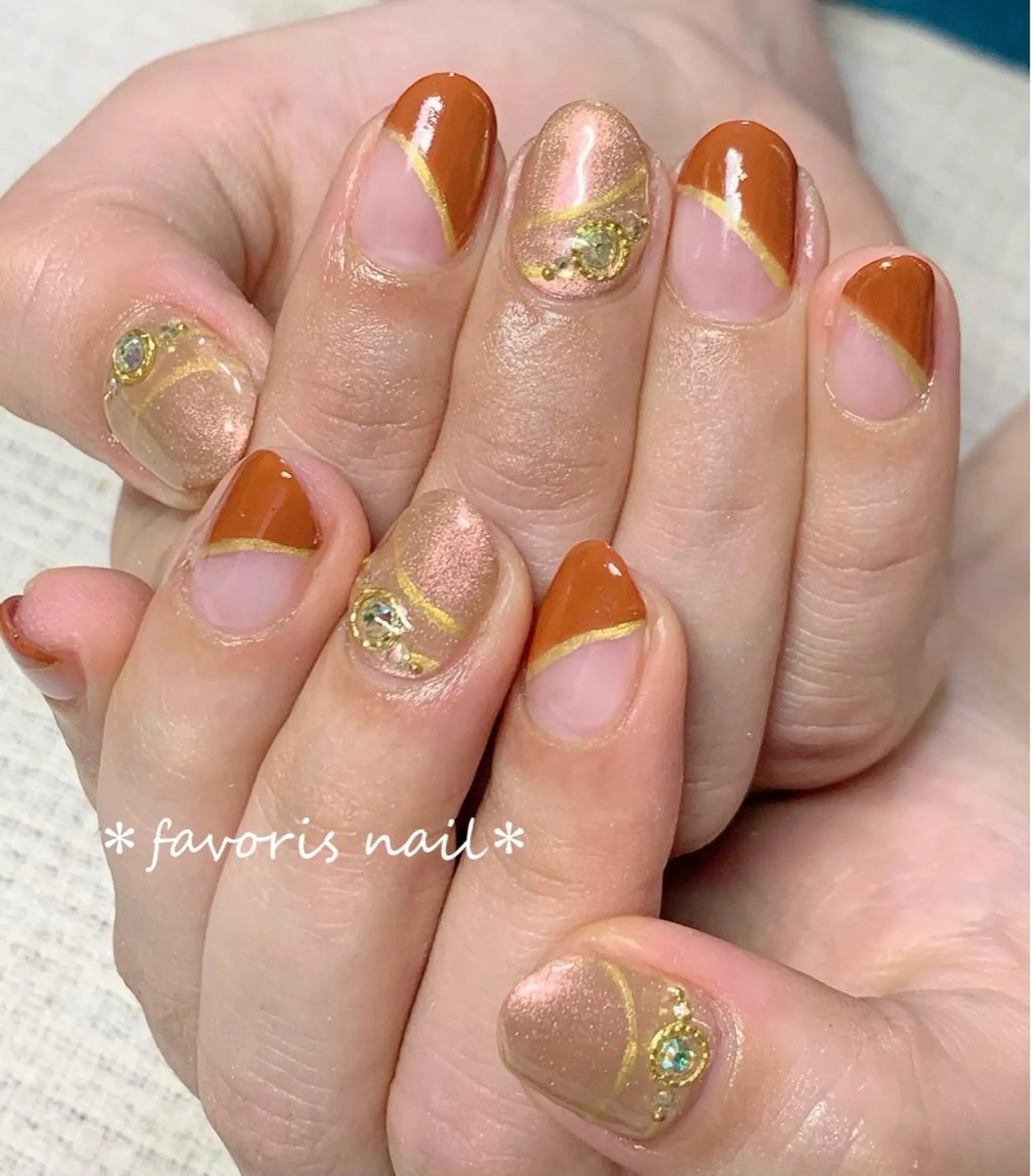 ネイル ハンドネイル favoris nail🌼のネイルデザイン