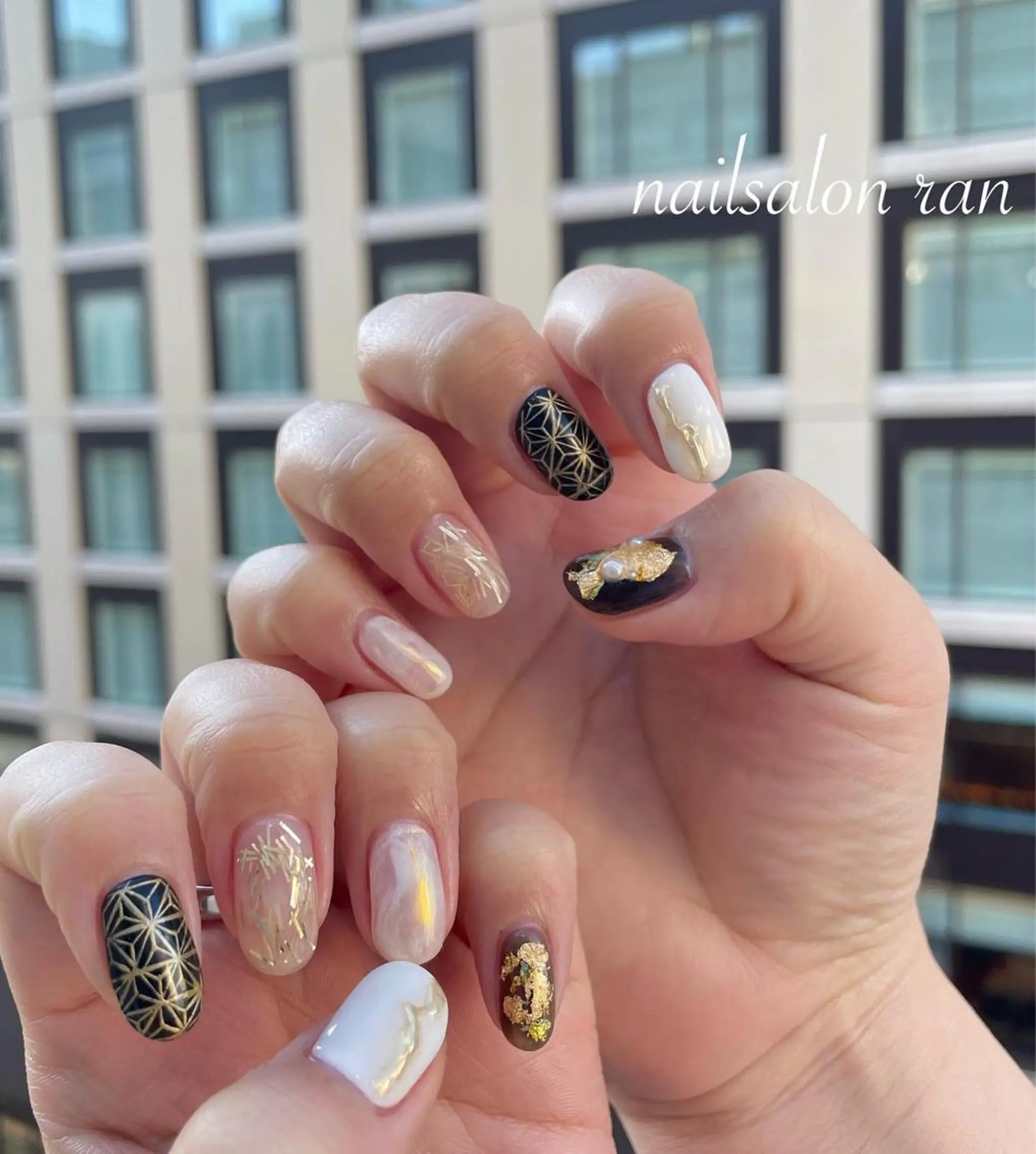 ネイル 持ち込み nailsalon ranのネイルデザイン