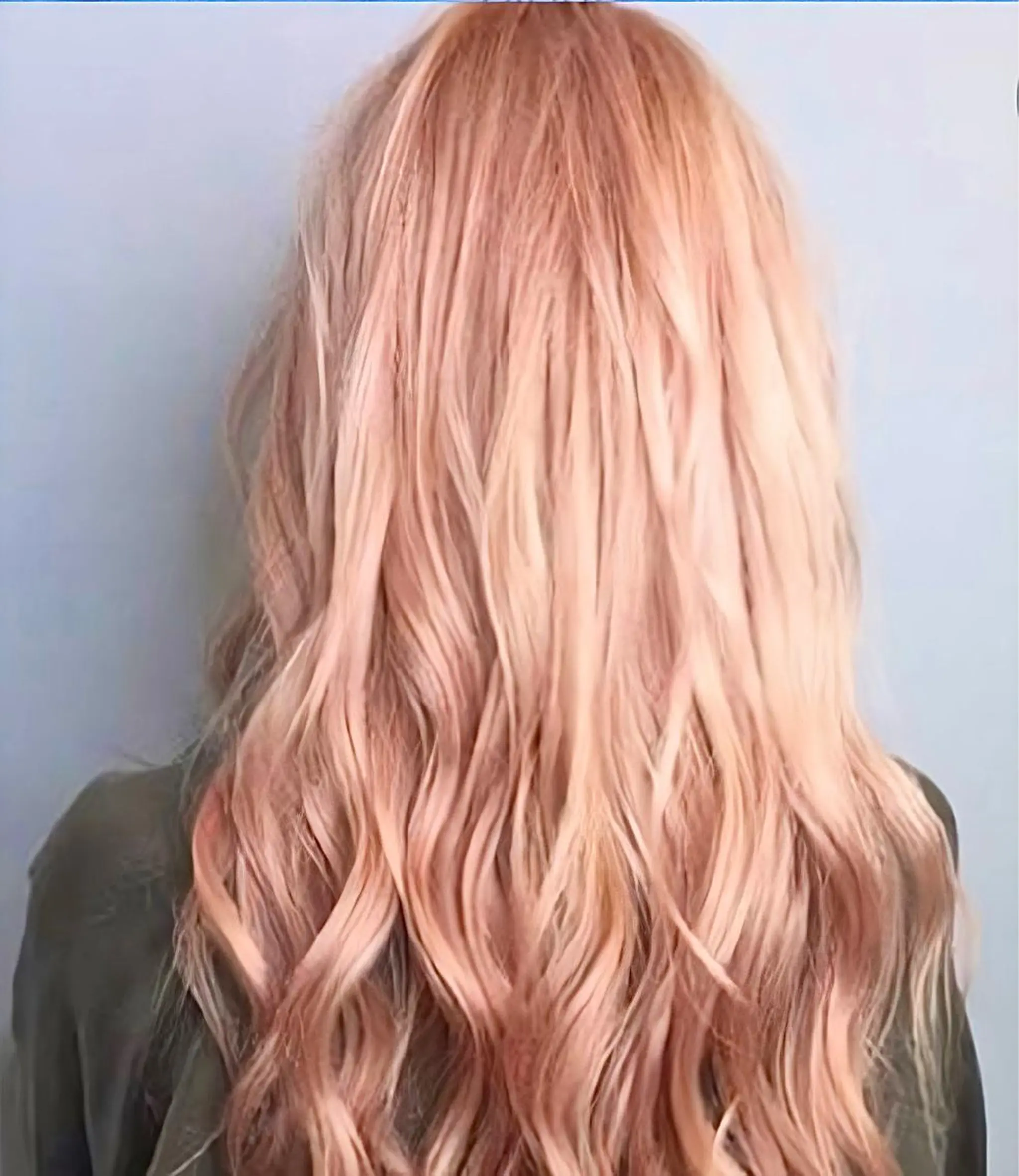 セミロング カラー ベージュカラー ブリーチ ブロンド コーラルベージュ オレンジ ヘアカラー トリートメント 海外ヘア/ 長谷川　裕起のヘアスタイル