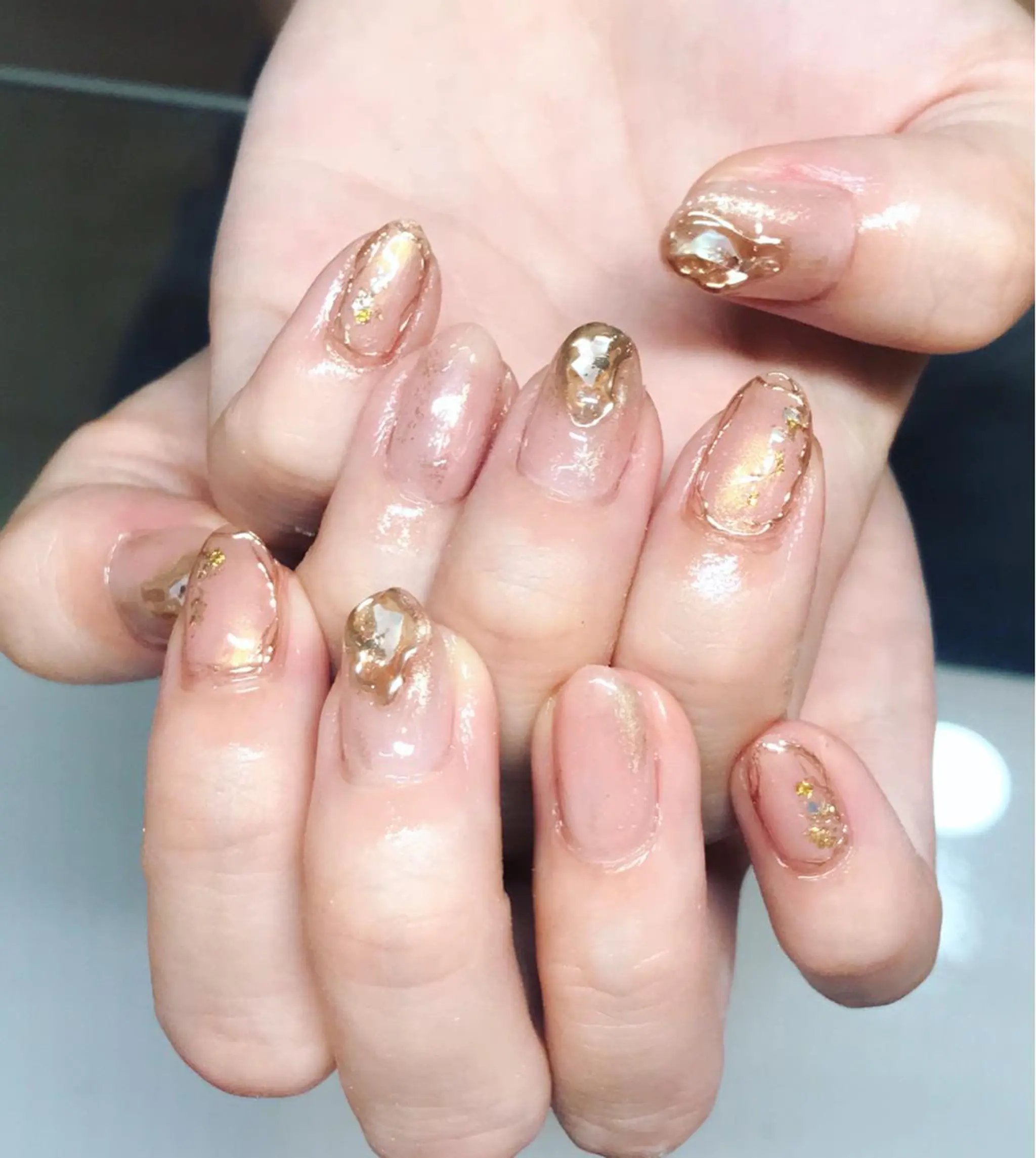 ネイル ジェルネイル ニュアンスネイル シンプルネイル Nyanco Nailのネイルデザイン