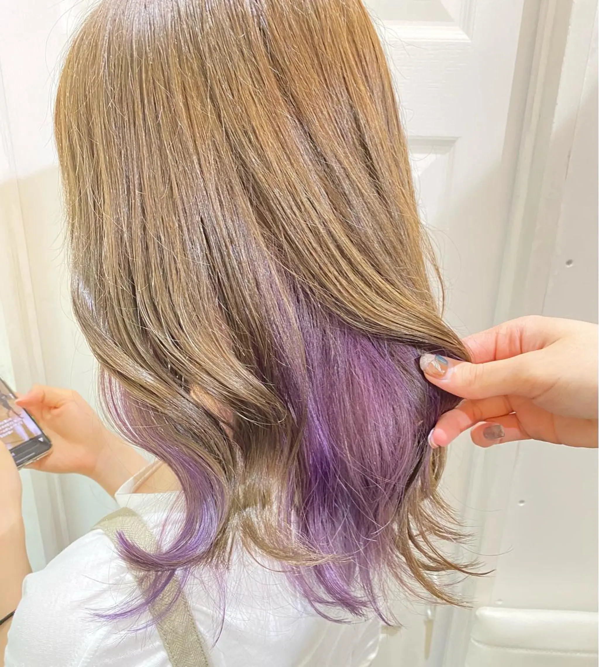 ミディアム カラー uros.所属・メンズパーマ/ エクステ🌞セナのヘアスタイル