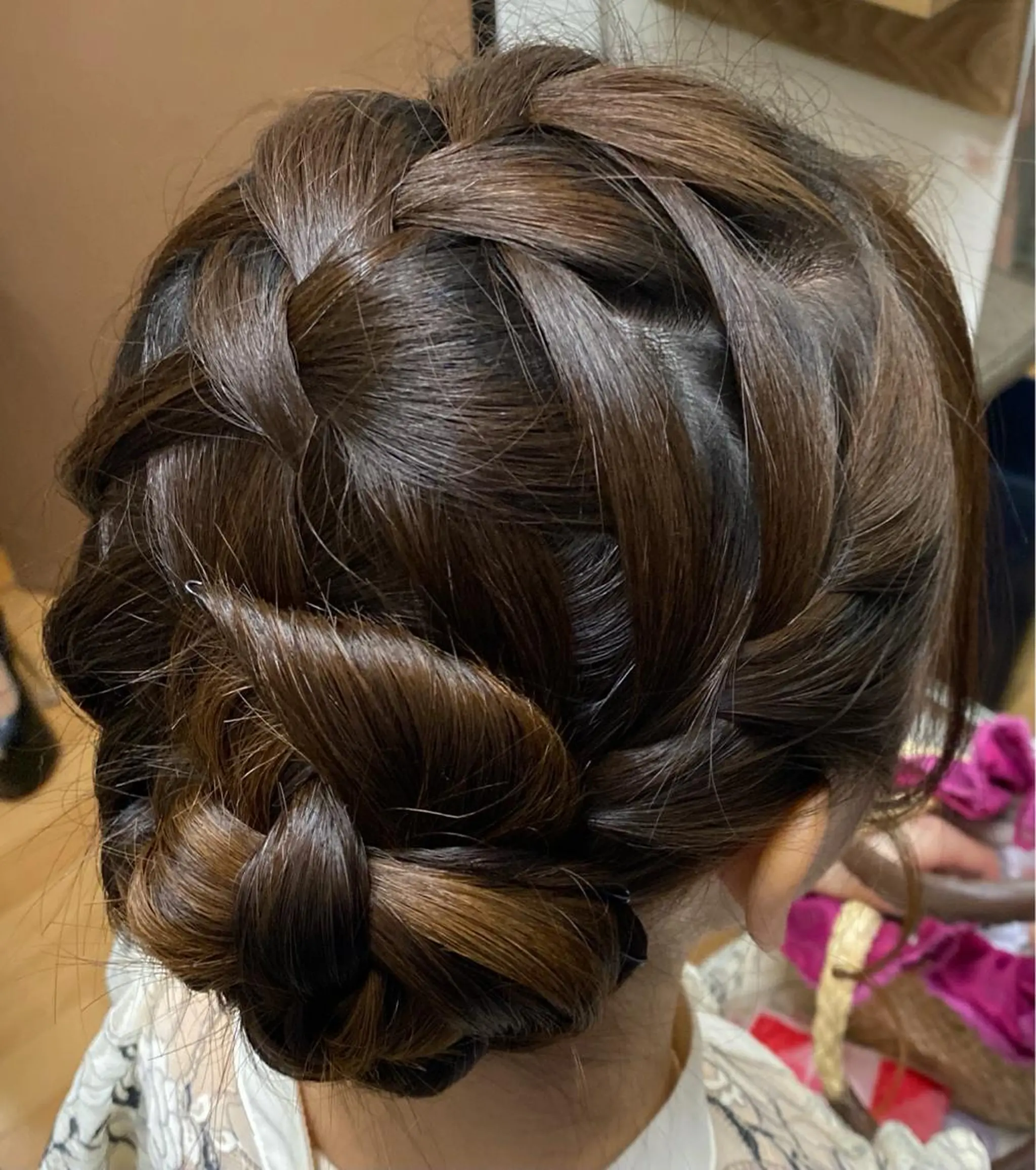 セミロング ヘアアレンジ ヘアセット hairmake Sakura松本真理のヘアスタイル