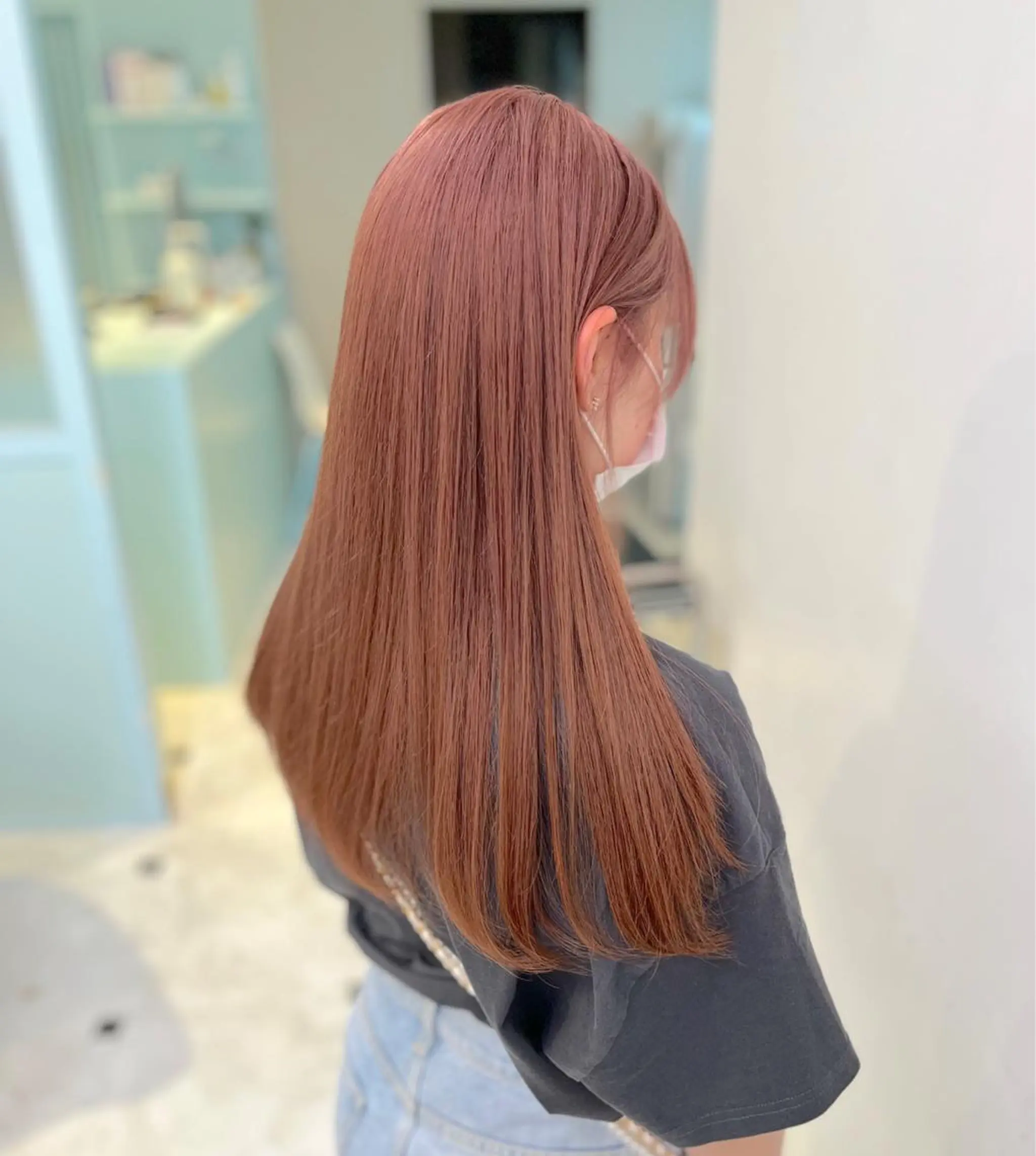 セミロング カラー ヘアアレンジ ヘアカラー トリートメント ヘアセット 愛されカラー🩷 はるなのヘアスタイル