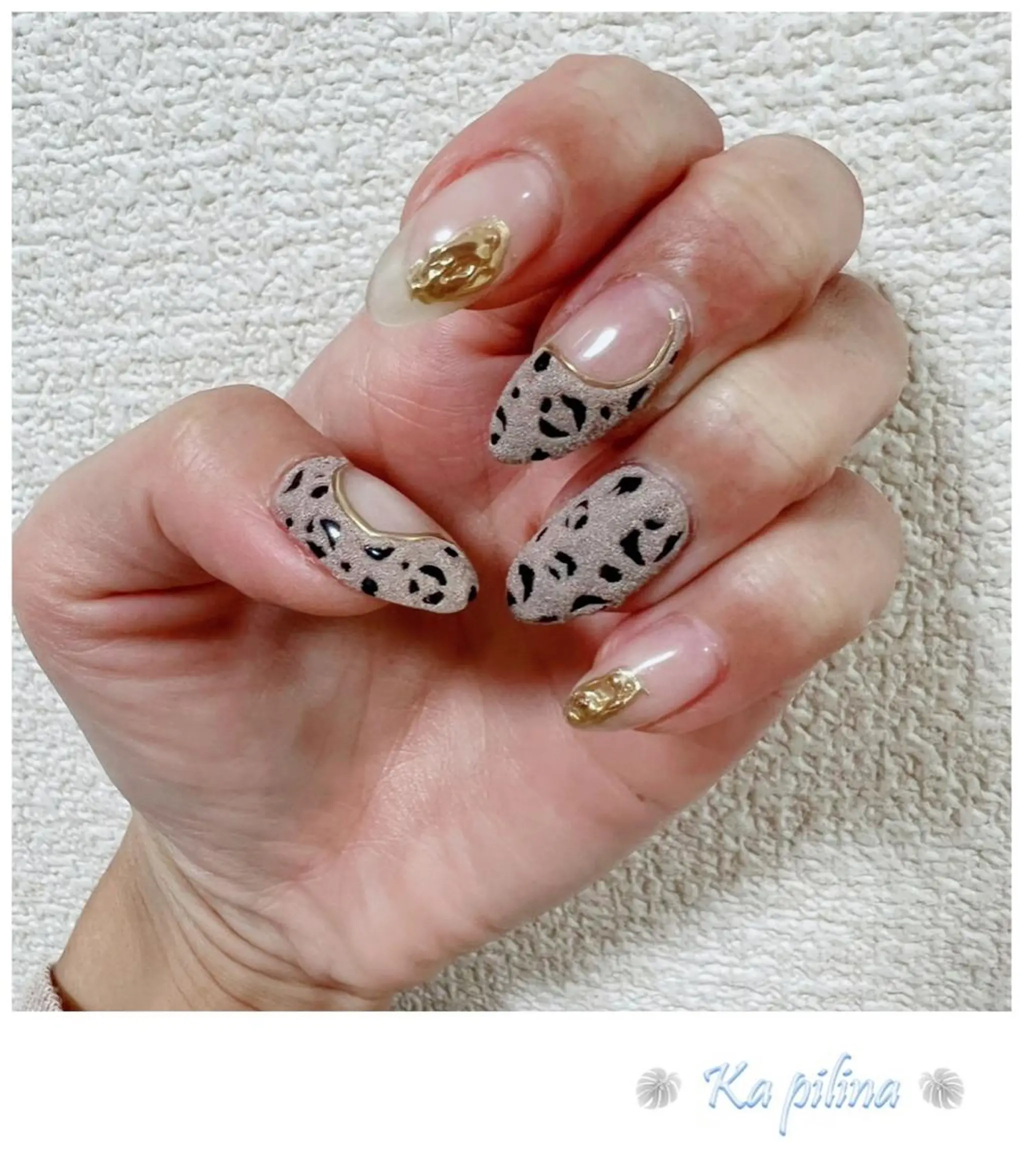 ネイル アニマル柄 Nail salon Ka pilinaのネイルデザイン