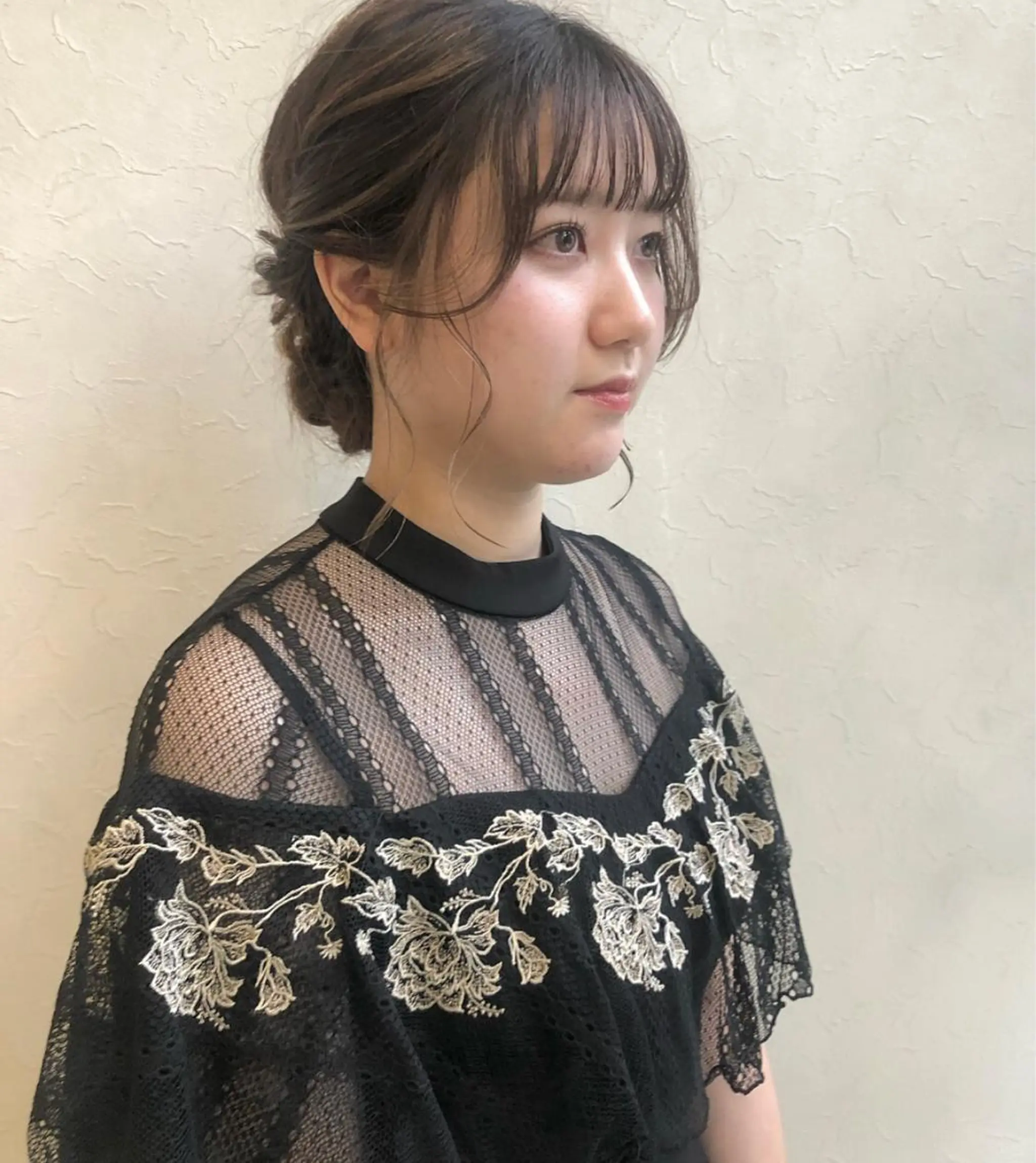 セミロング ヘアアレンジ nakahara madokaのヘアスタイル