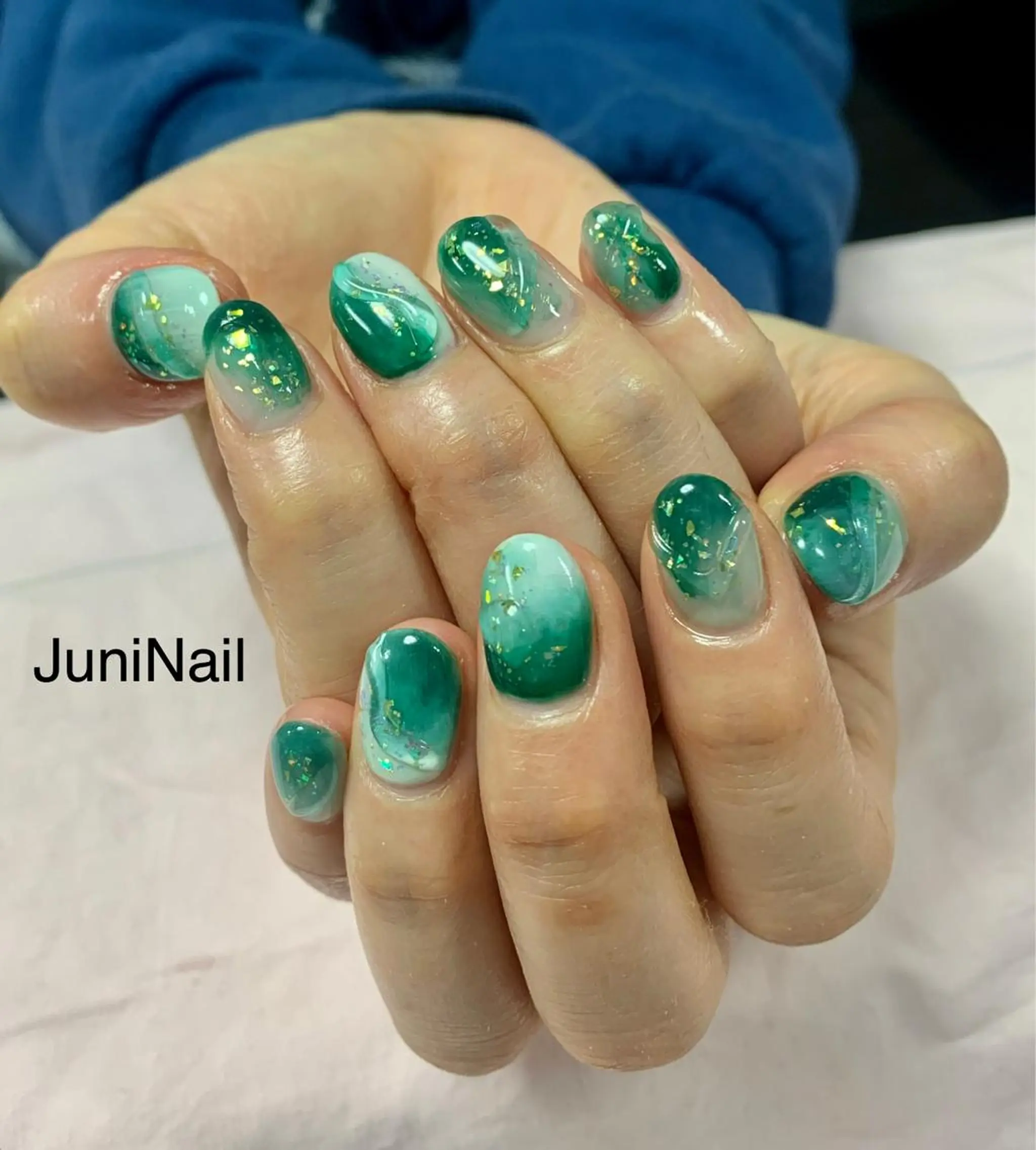 ネイル ハンドネイル JuniNail韓国 ネイリストsuのネイルデザイン