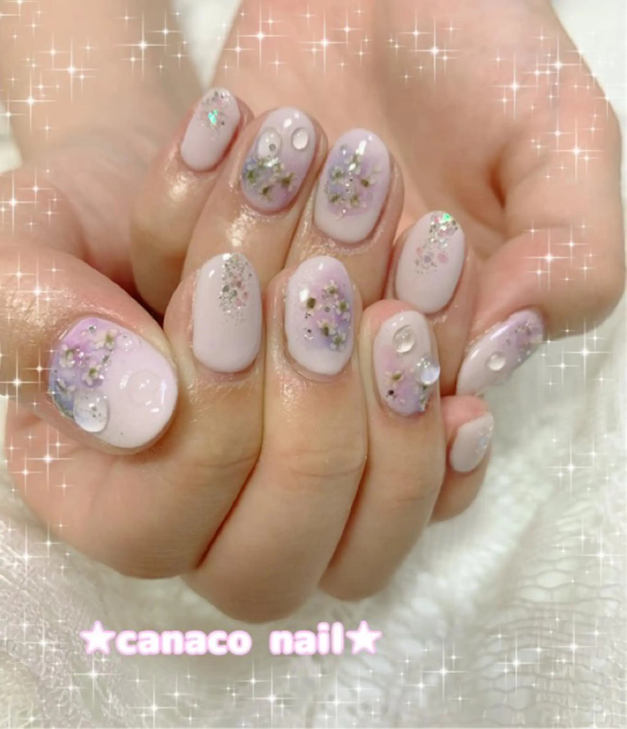 ネイル アートネイル ジェルネイル パラジェル ストーンネイル ハンドネイル ハンドケア Felice所属・ベテランネイル cnc nailのネイルデザイン