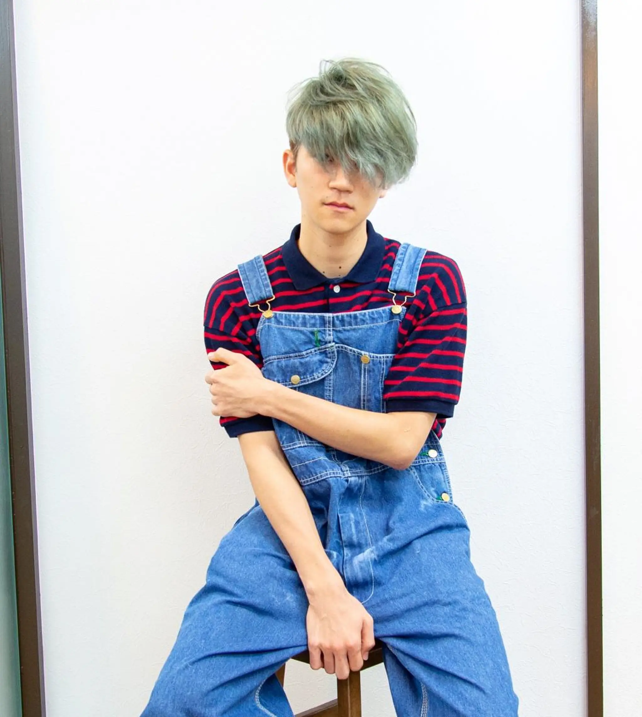カラー メンズ アッシュ ブルーカラー ブルーアッシュ カット ヘアカラー トリートメント 【H.GENTIL】 TERUのその他イメージ
