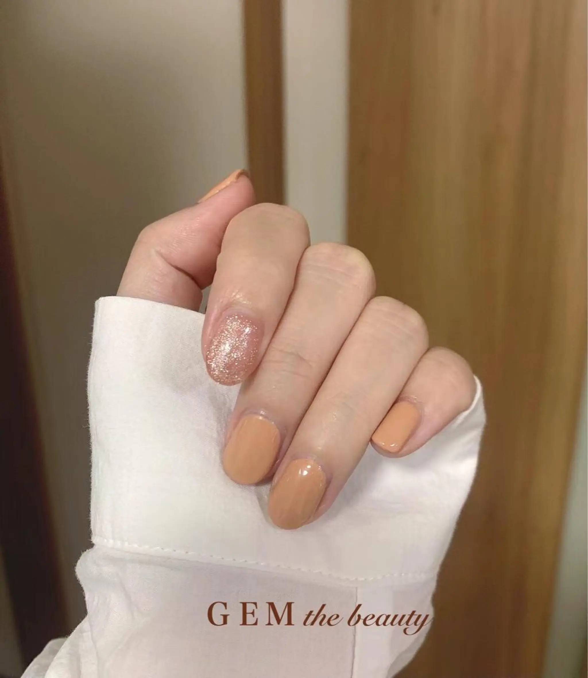 ネイル ジェルネイル シンプルネイル GEM  the beautyのマツエク・マツパデザイン
