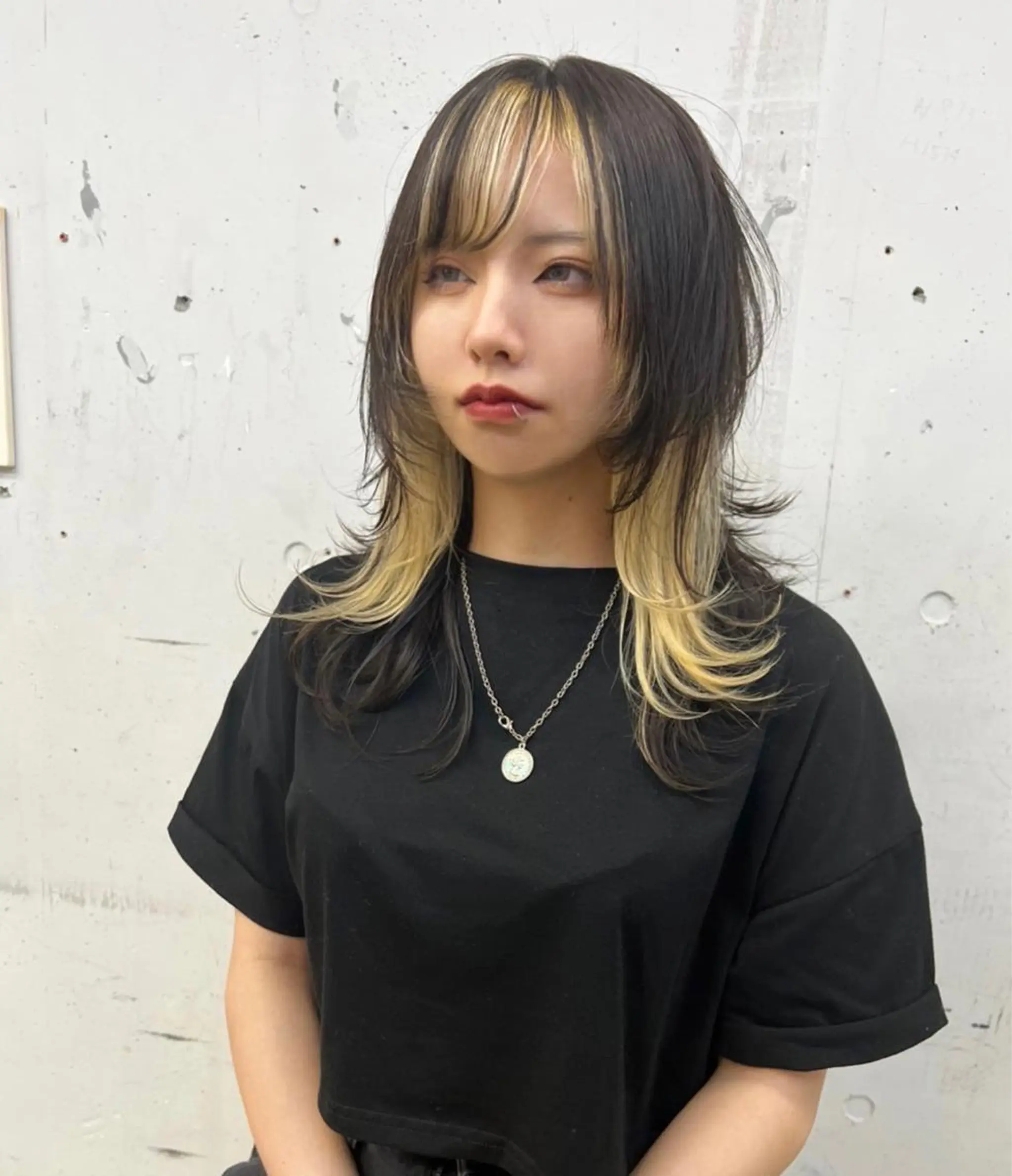 ロング カラー ヘアアレンジ カット ヘアカラー トリートメント ヘアセット 🐺ウルフの神🐺 /カラー/けいすけのヘアスタイル