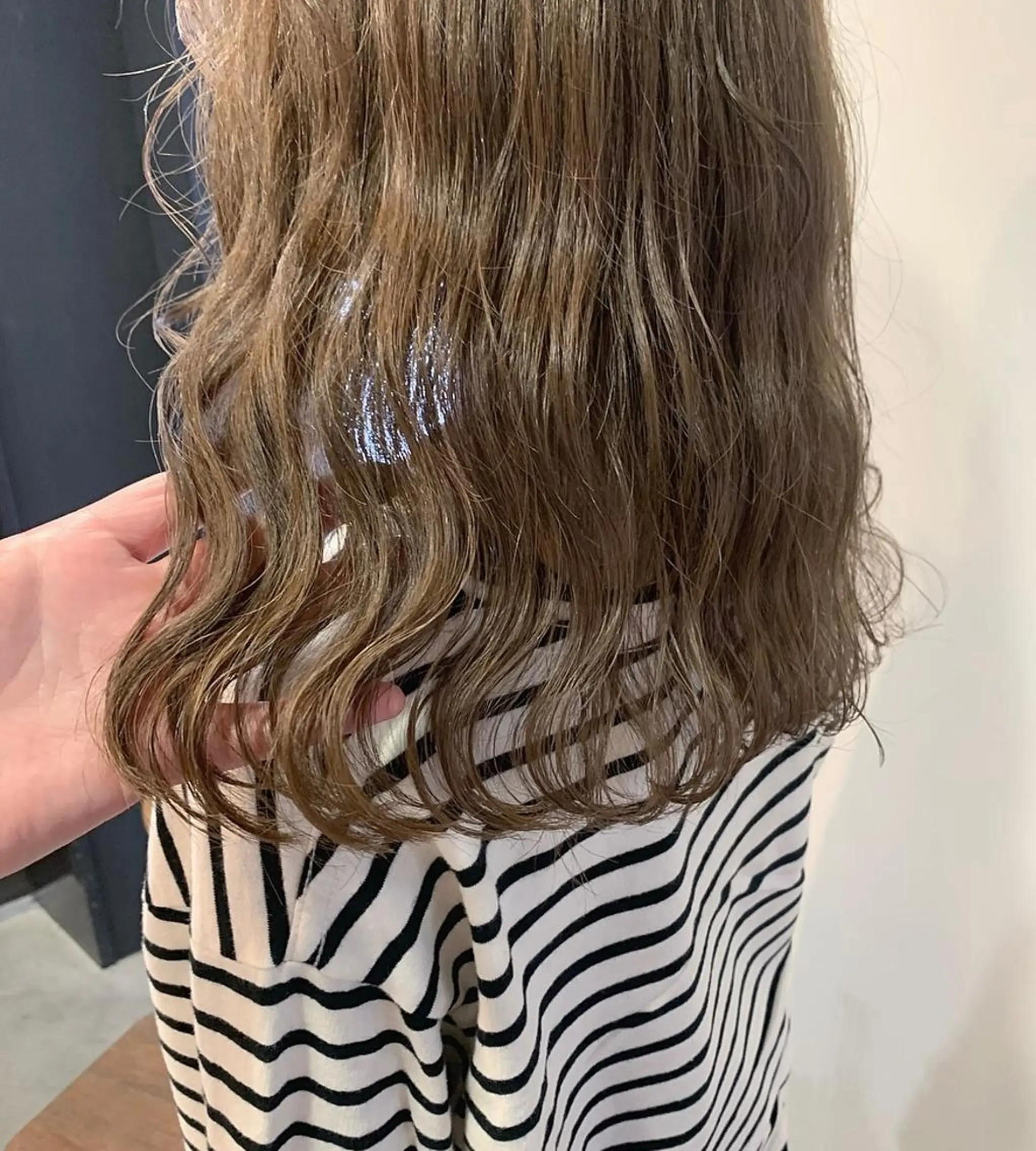 セミロング カラー ヘアカラー トリートメント 暖色/まろベージュ/ シカタユウカのヘアスタイル