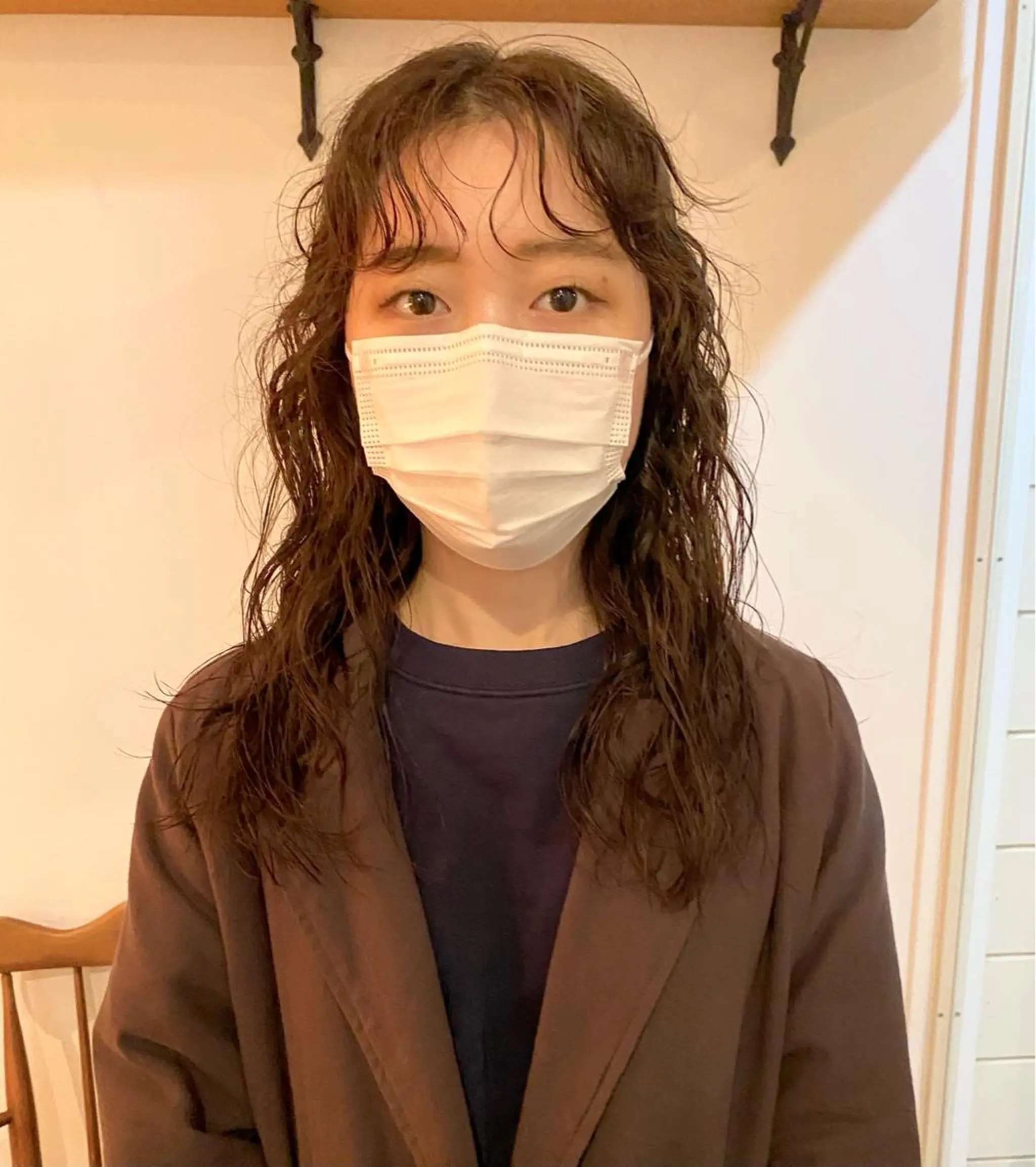 ロング パーマ カット ヘアカラー トリートメント 店長　ショート& パーマ　坂本のヘアスタイル