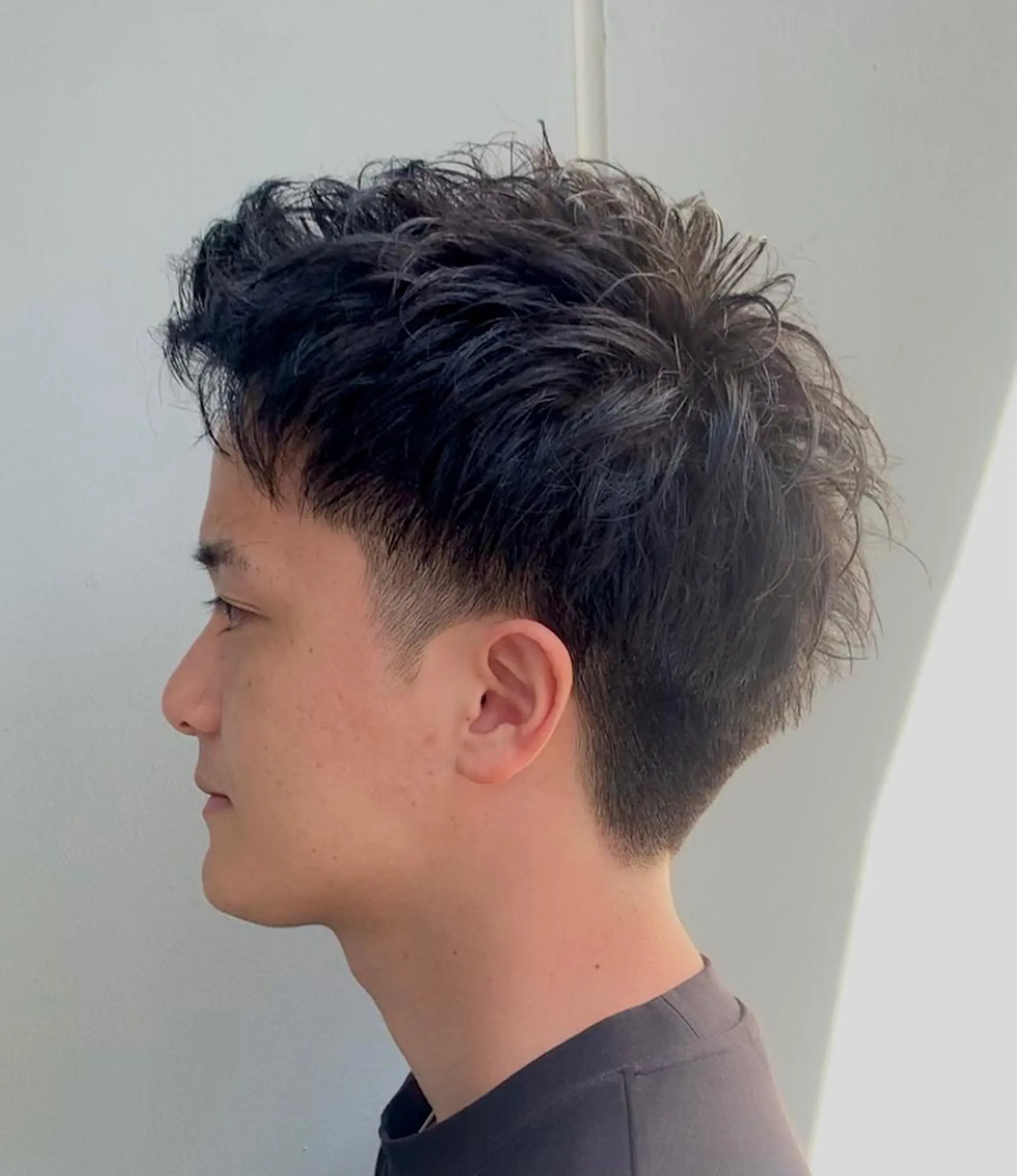 ショート メンズ カット パーマ ainico.所属・明治神宮前 NANAMIのヘアスタイル