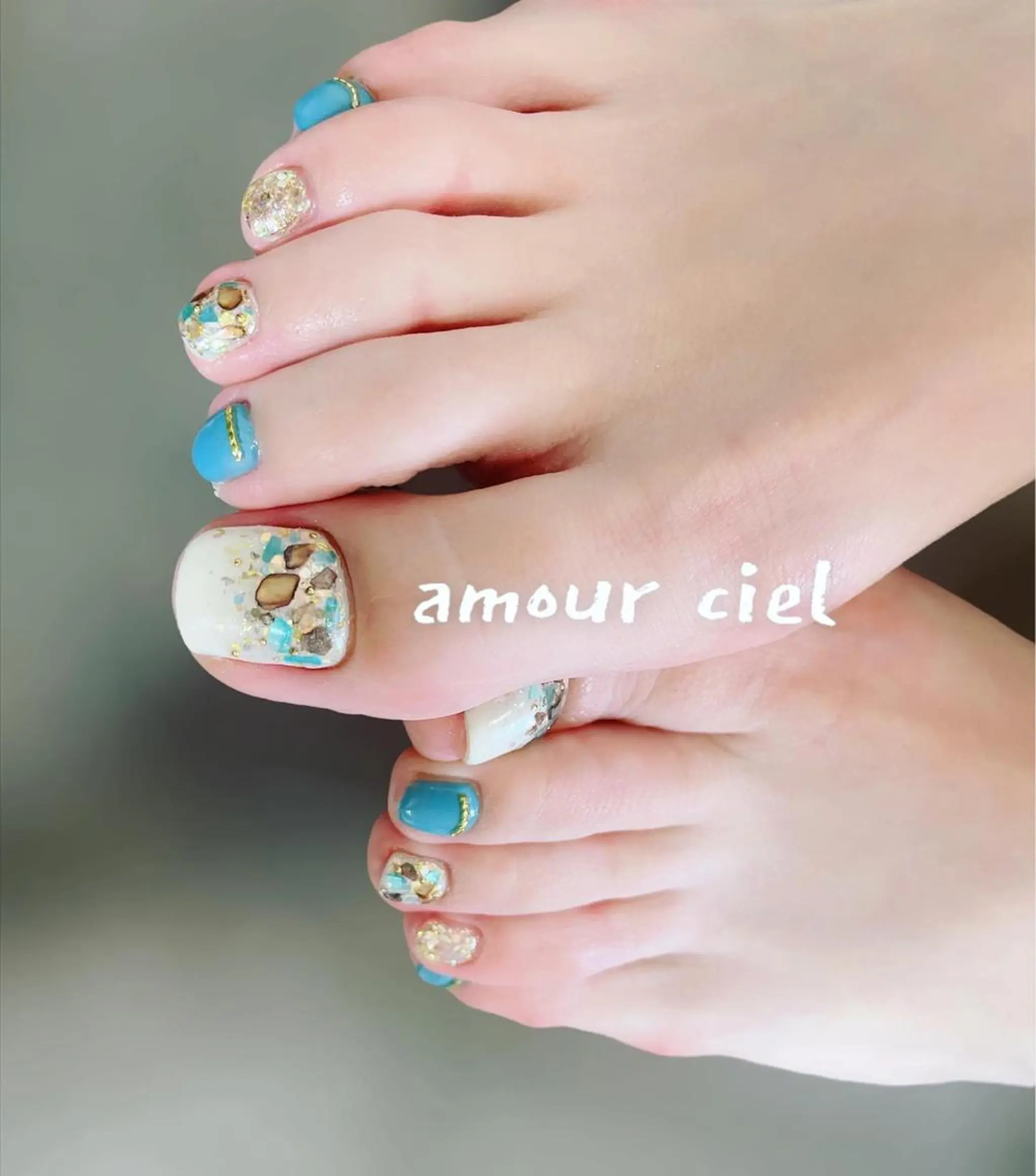 ネイル amour ciel所属・amour ciel あゆみ…☺︎のネイルデザイン