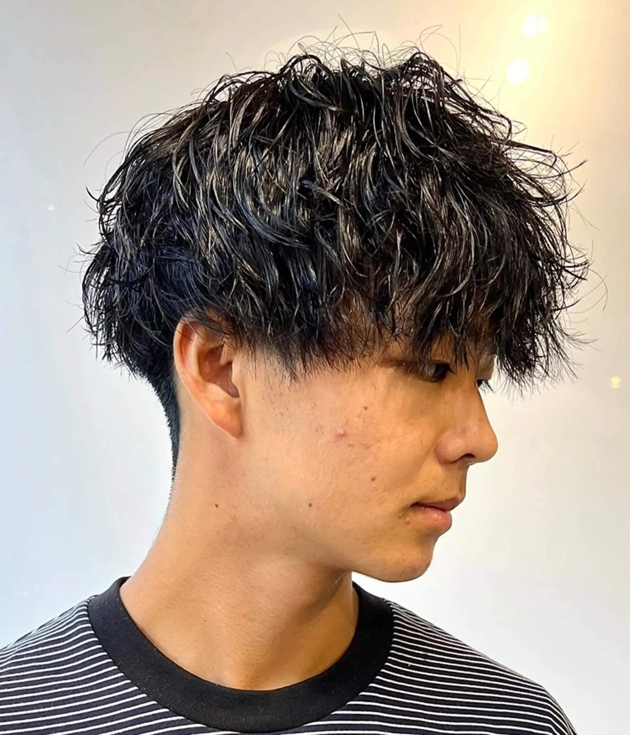 パーマ メンズ パーマ 猪原 海斗メンズパーマのヘアスタイル