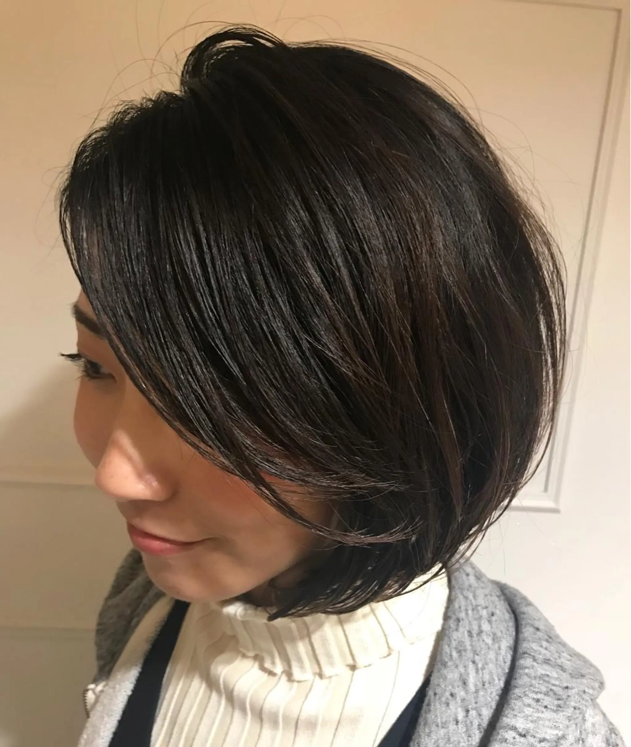 ショート ボブ レイヤーカット イマ所属・黒神 浩之のヘアスタイル