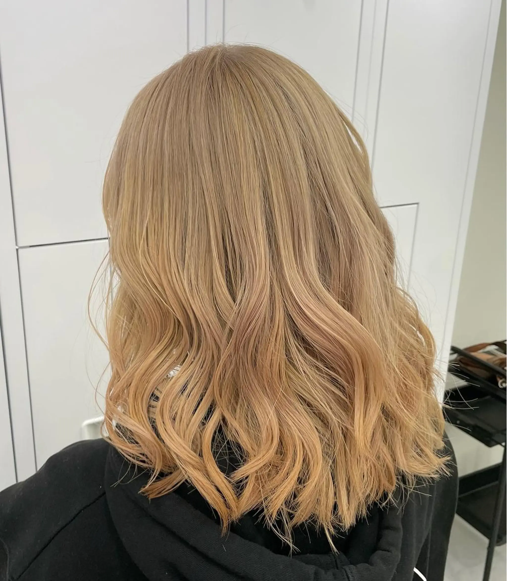ミディアム カラー ヘアカラー ate.心斎橋 RYUKAのヘアスタイル