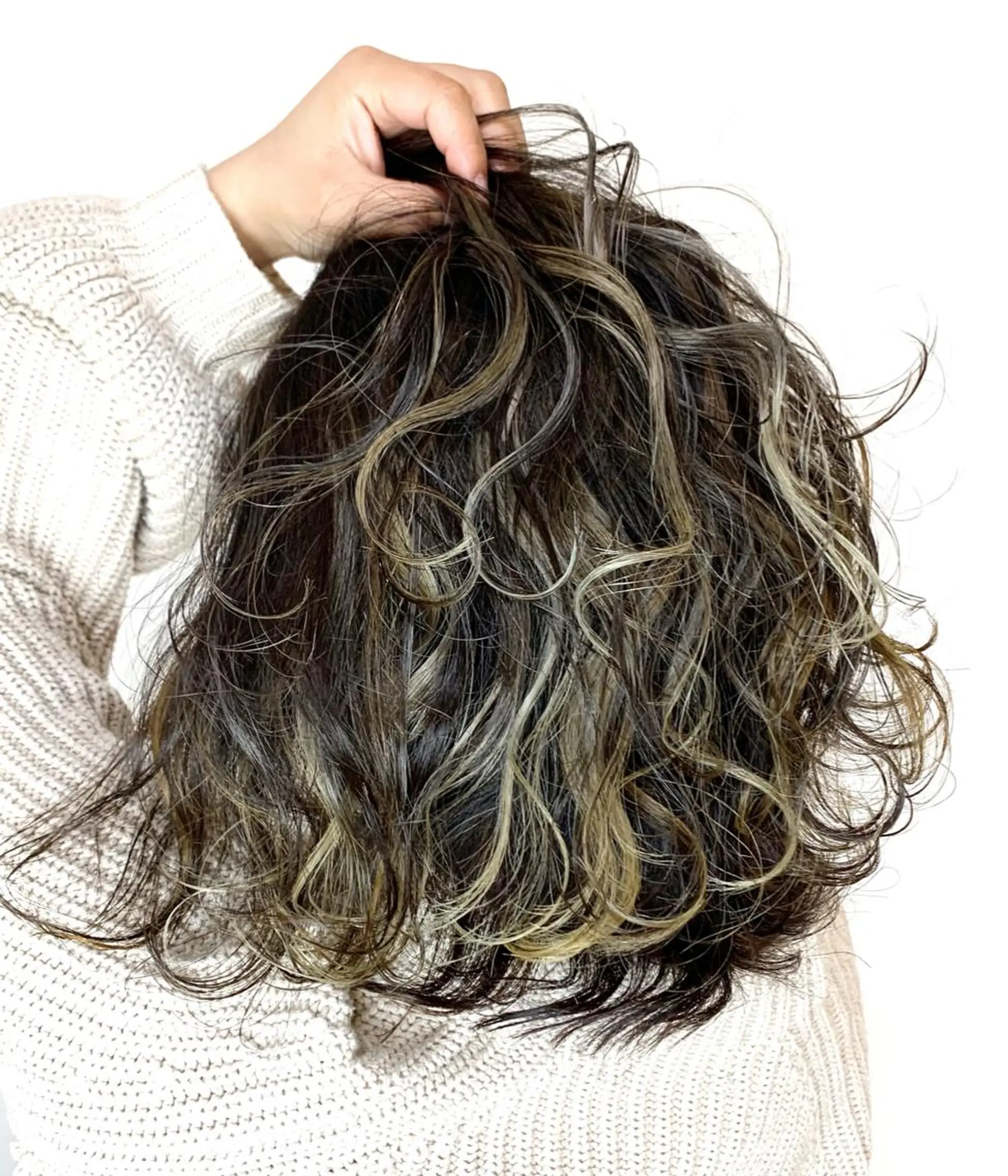 ミディアム 3Dハイライト 外国人風カラー ハイライト ヘアカラー トリートメント ヘアセット ❤️千葉県代表❤️ 店長❤️柿本翔一朗のヘアスタイル