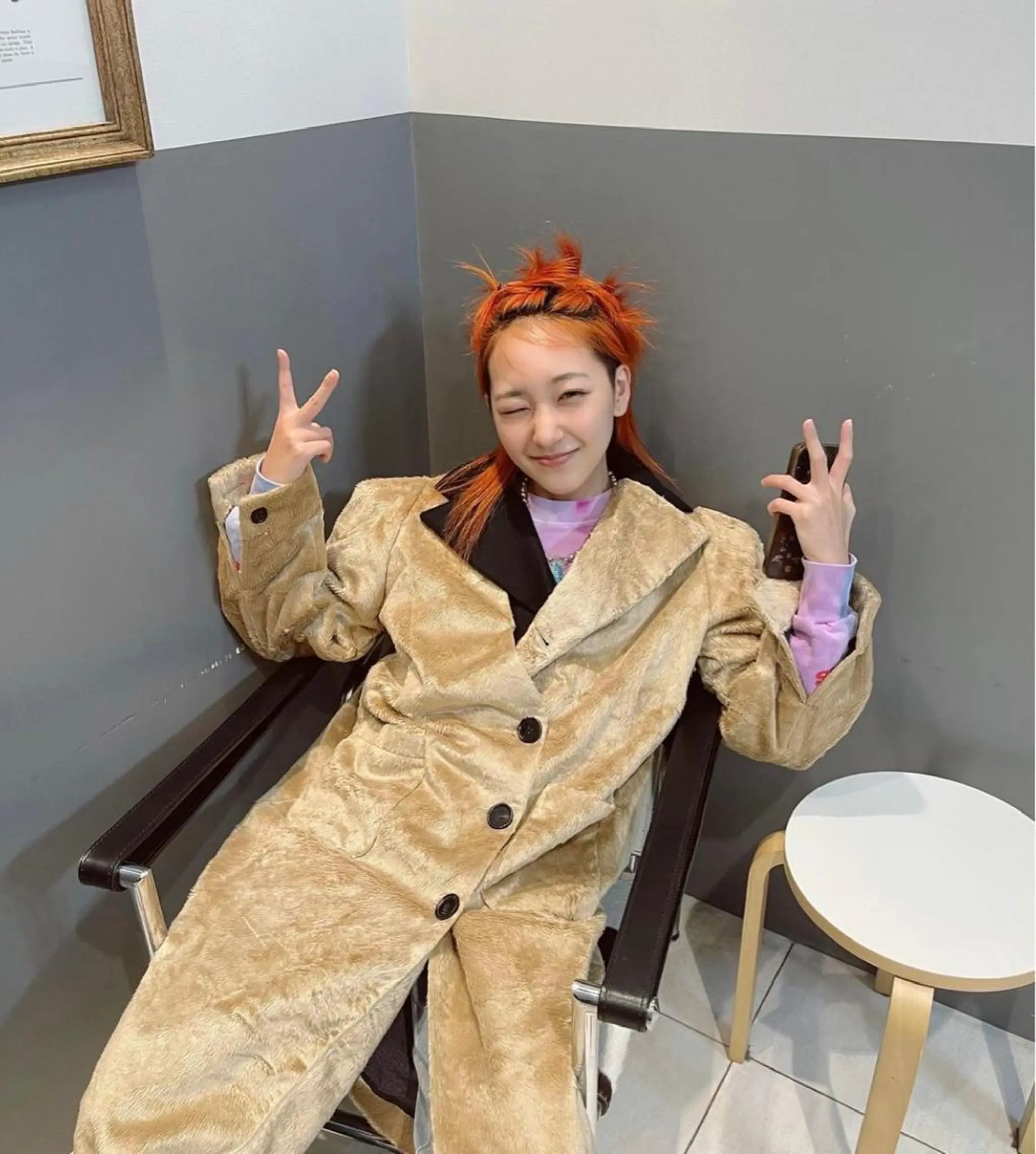 ミディアム カラー ヘアカラー トリートメント 優 作のヘアスタイル