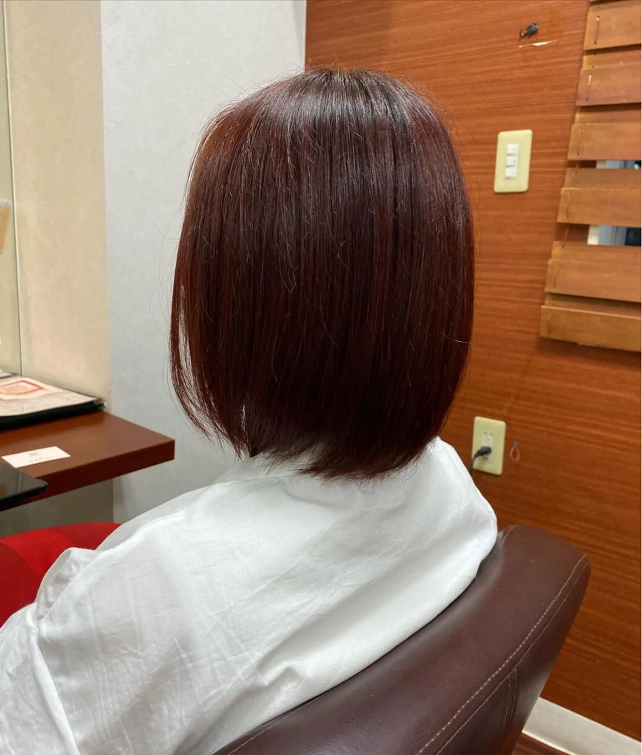 ショート ヘアカラー トリートメント 阿津坂 美空のヘアスタイル