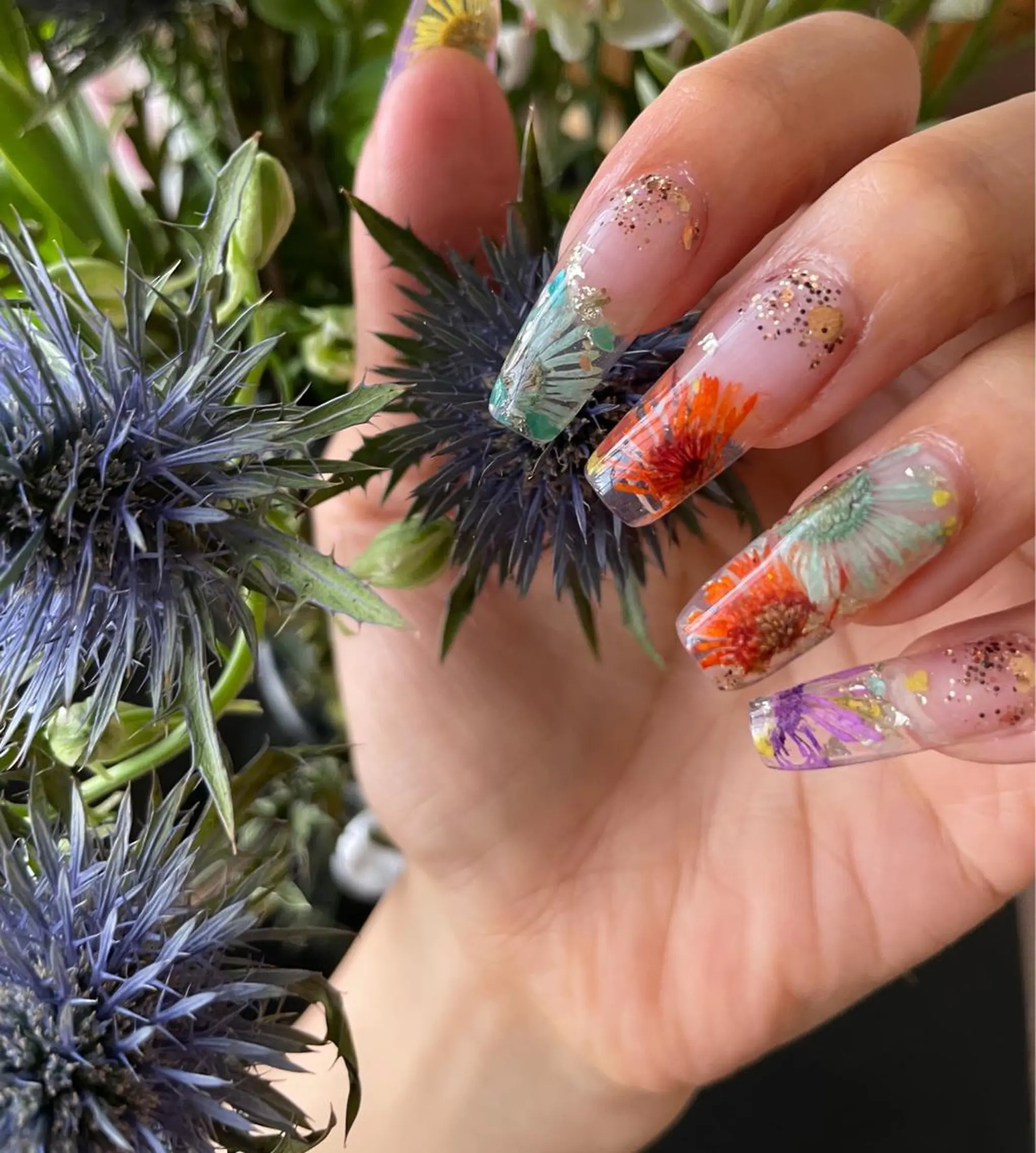 ネイル フラワーネイル nail salon Be.のネイルデザイン