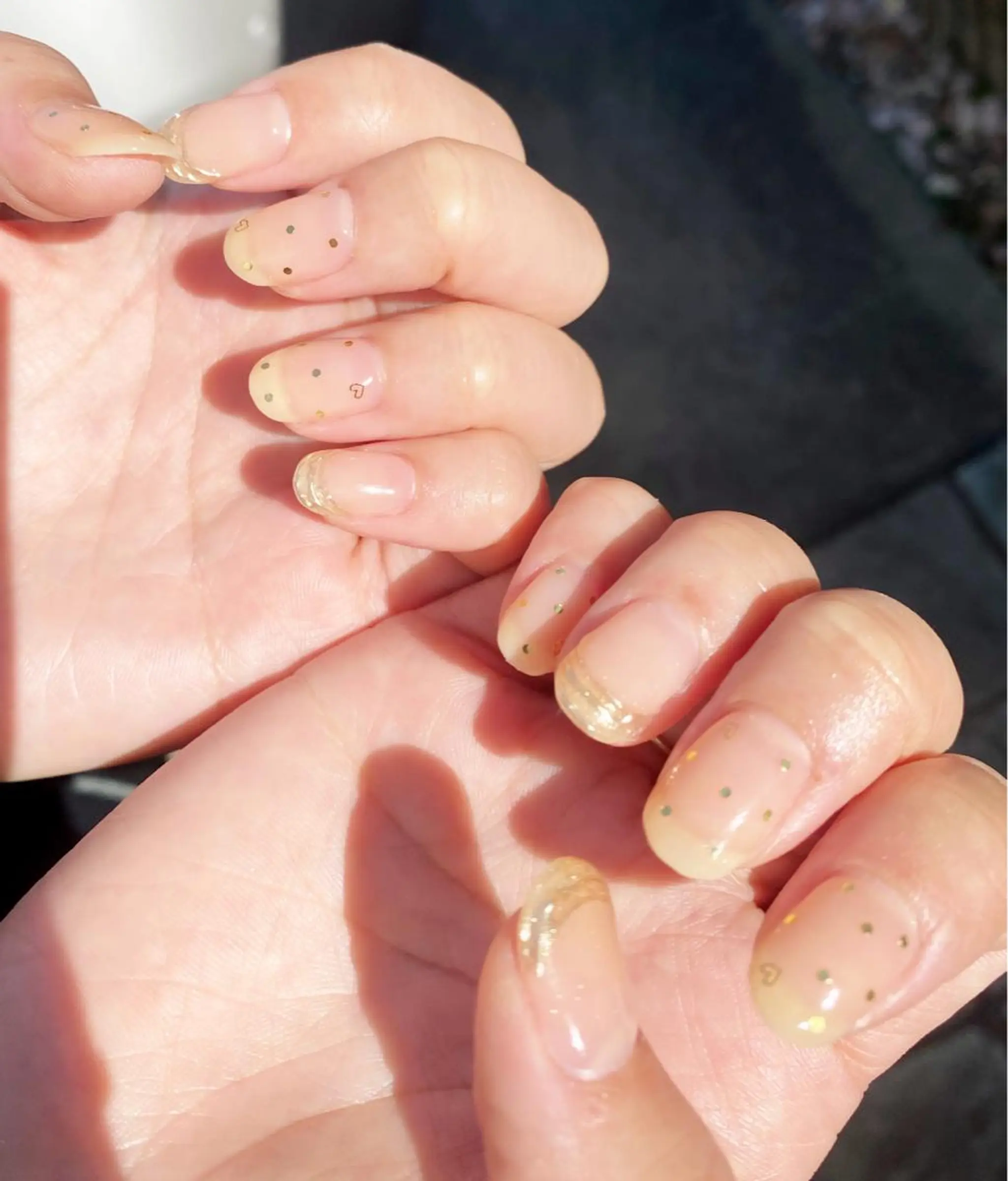 ネイル フレンチネイル ジェルネイル キラキラネイル 韓国ネイル マグネットネイル Nail Salon Ｄream Mamのネイルデザイン