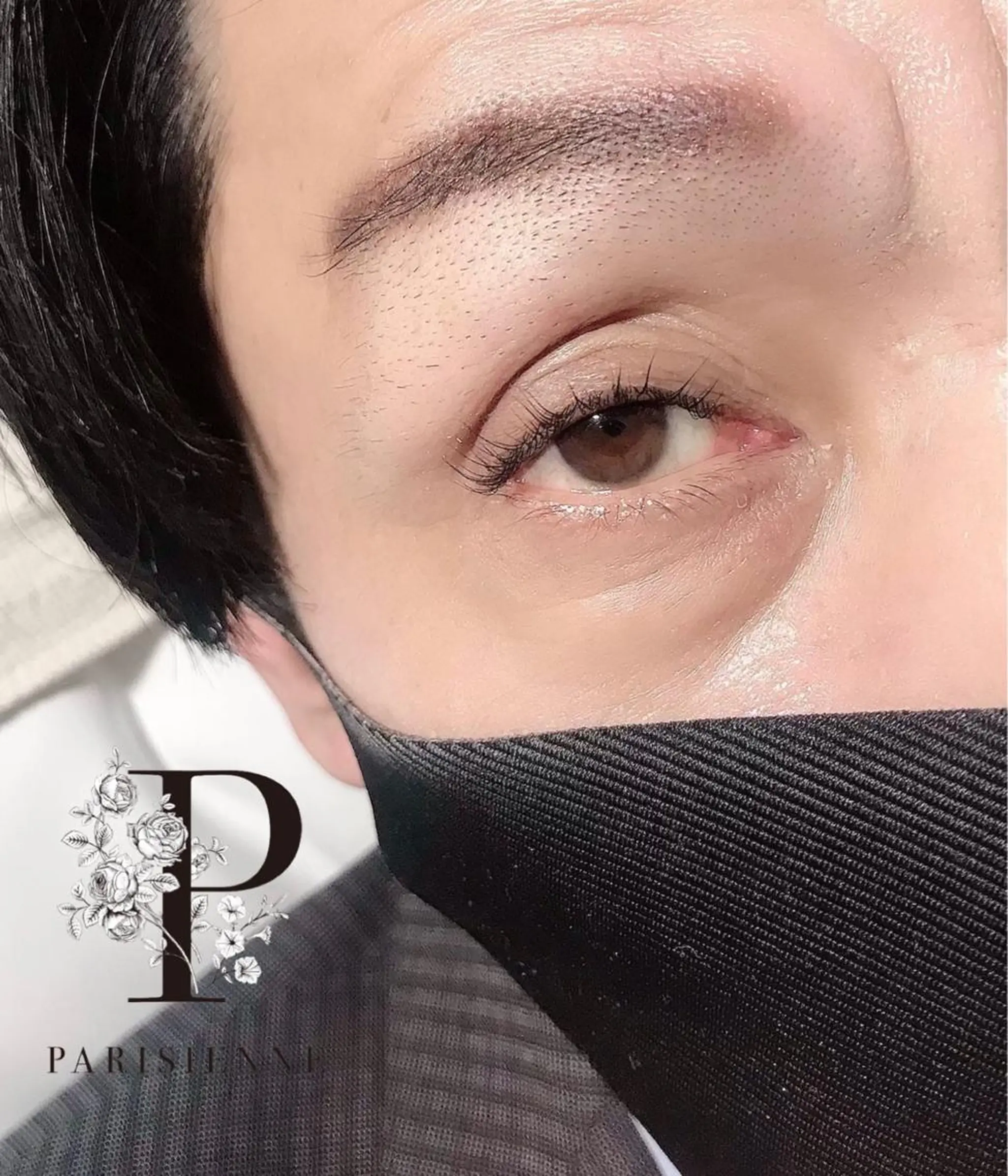 マツエク・マツパ パリジェンヌラッシュリフト 一重×まつ毛パーマ マツパ eyelash presh yukaのマツエク・マツパデザイン