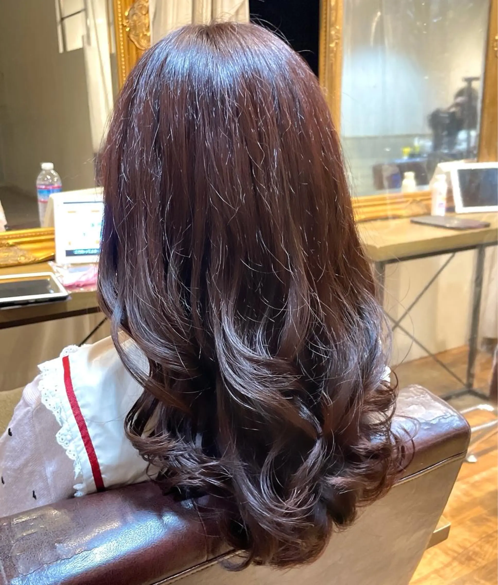 ロング カラー ベージュカラー ブラウンカラー イルミナカラー ピンクカラー ピンクブラウン カット ヘアカラー トリートメント 💖透明感カラー💖 坂本万由子のヘアスタイル