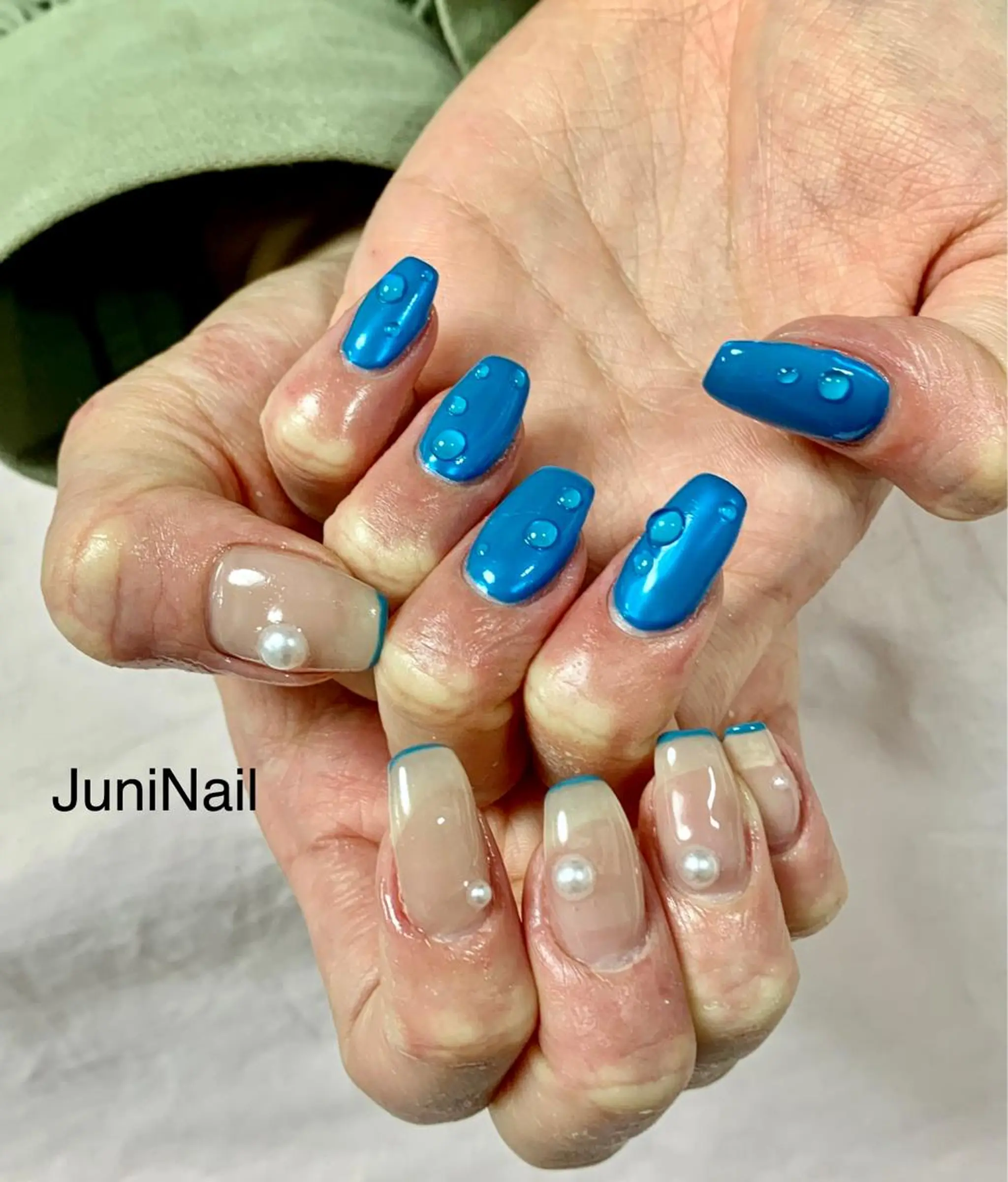 ネイル ハンドネイル JuniNail韓国 ネイリストsuのネイルデザイン