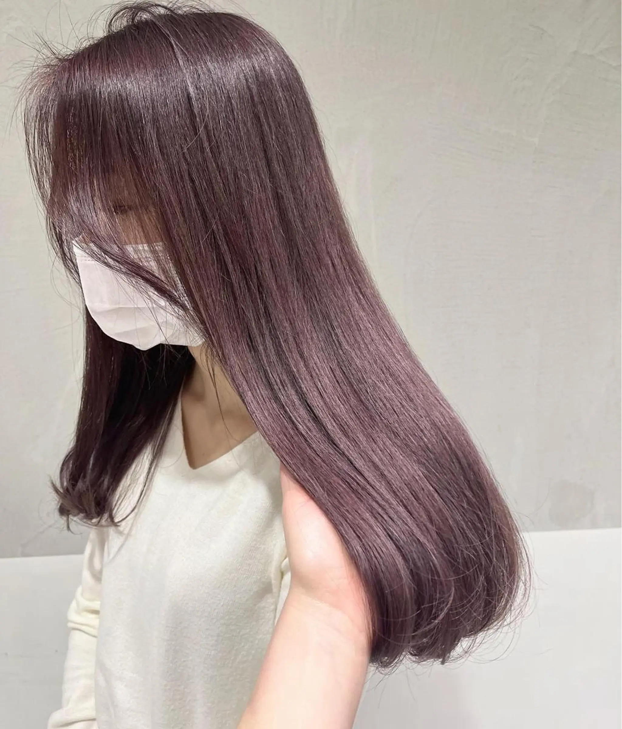 ロング カラー カット トリートメント ヘアセット minami🪷 暖色カラーのヘアスタイル