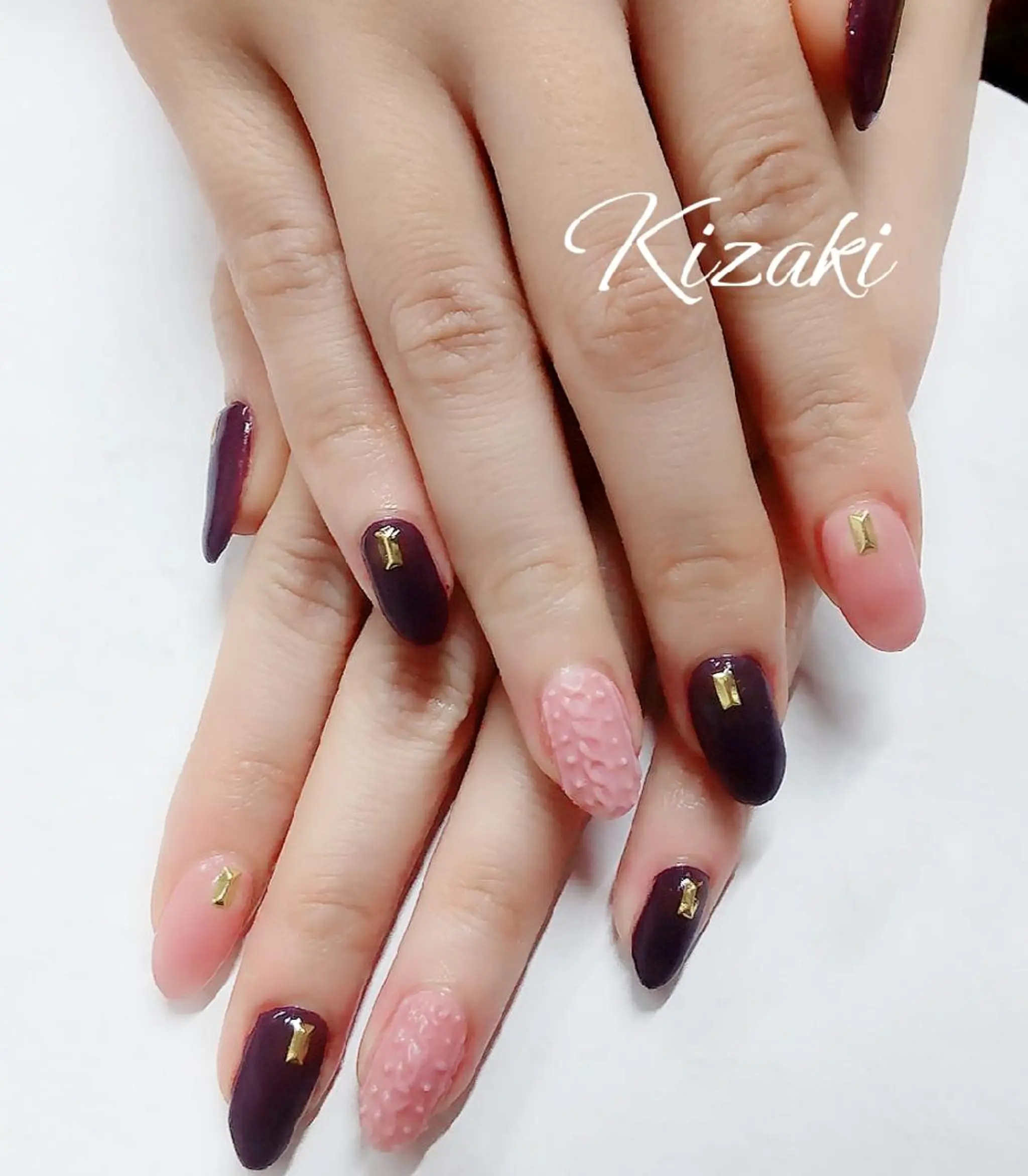 ネイル 冬ネイル Kizaki.. Saoriのマツエク・マツパデザイン
