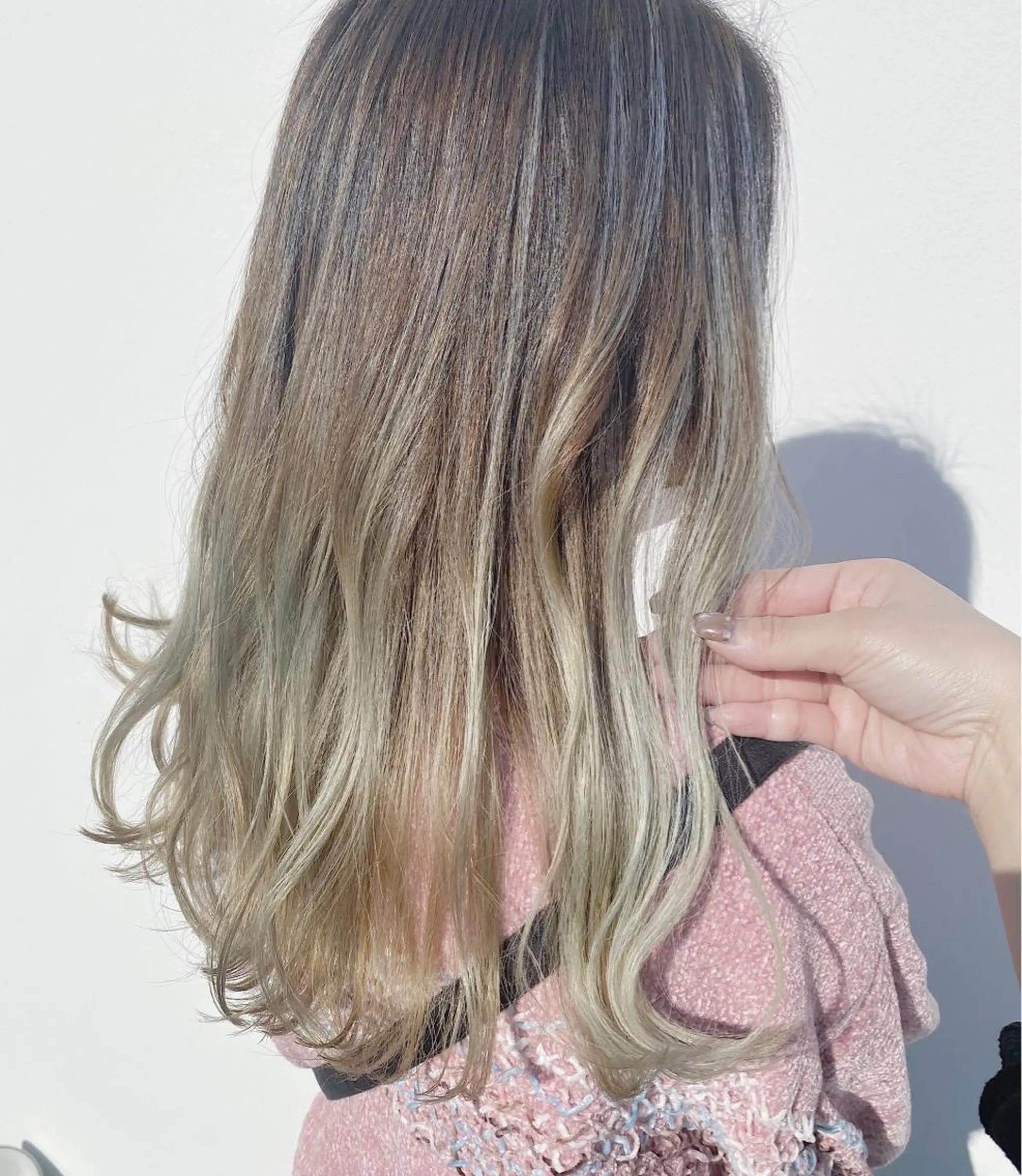 セミロング カラー ヘアカラー トリートメント JILL ユキのヘアスタイル
