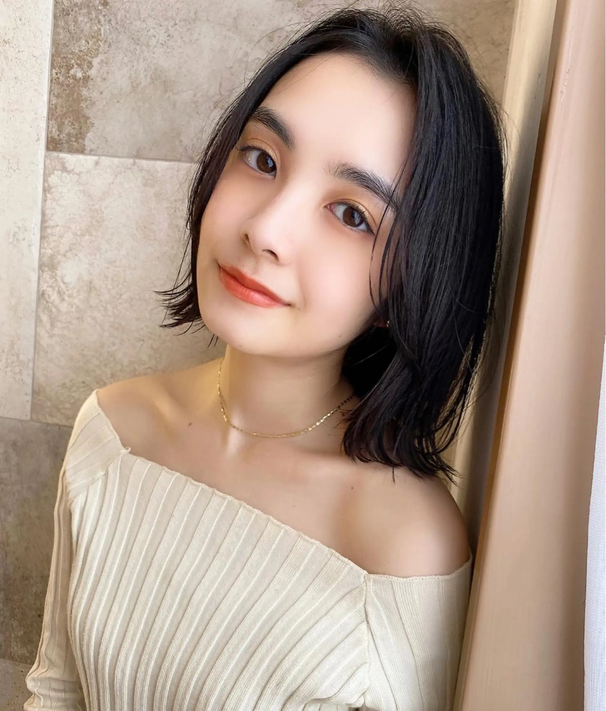 ショート ボブ 似合わせカット 小顔カット カット ヘアカラー トリートメント 小顔カット/レイヤー /ボブ/浅野恵大のヘアスタイル