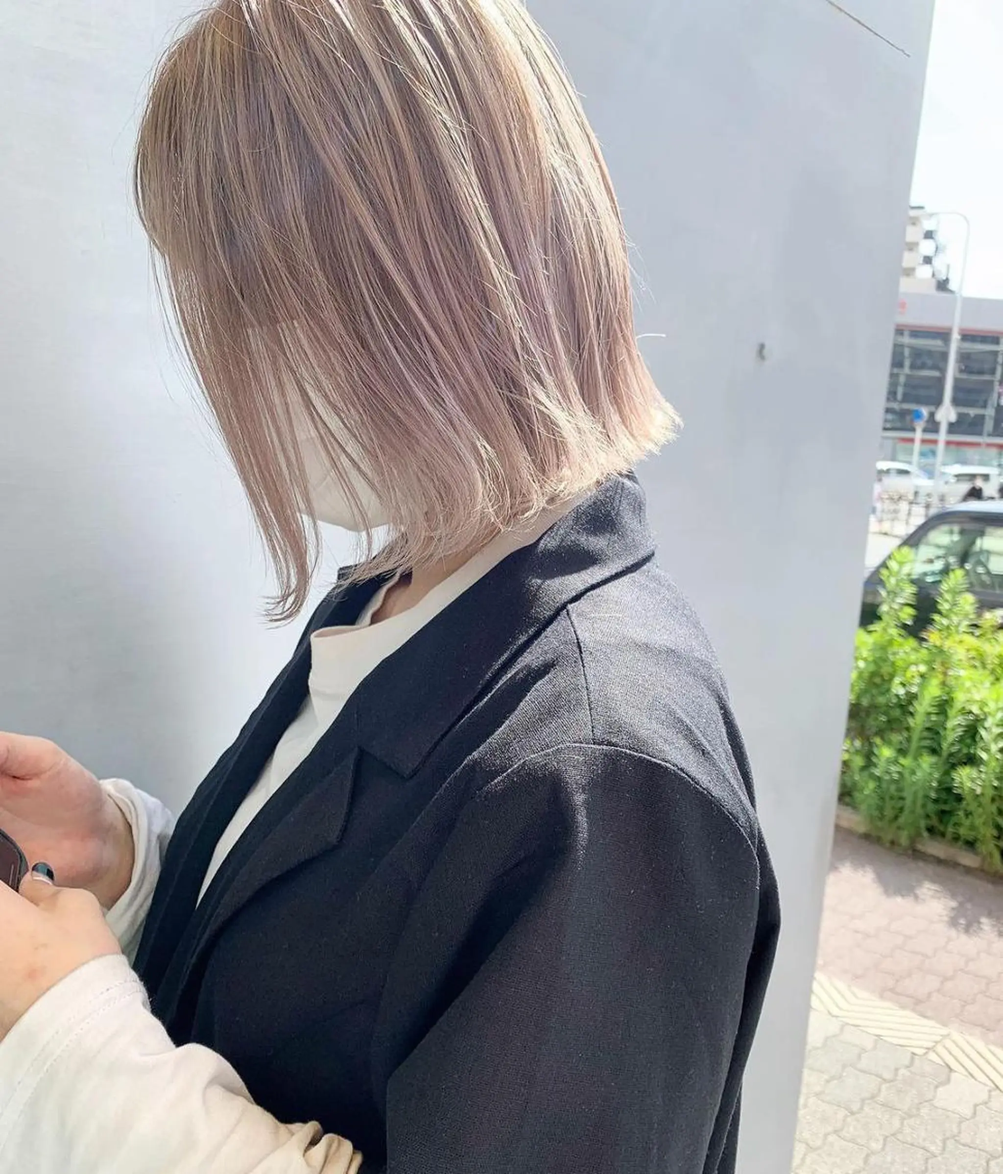 ミディアム 髪質改善 Noe心斎橋店のヘアスタイル