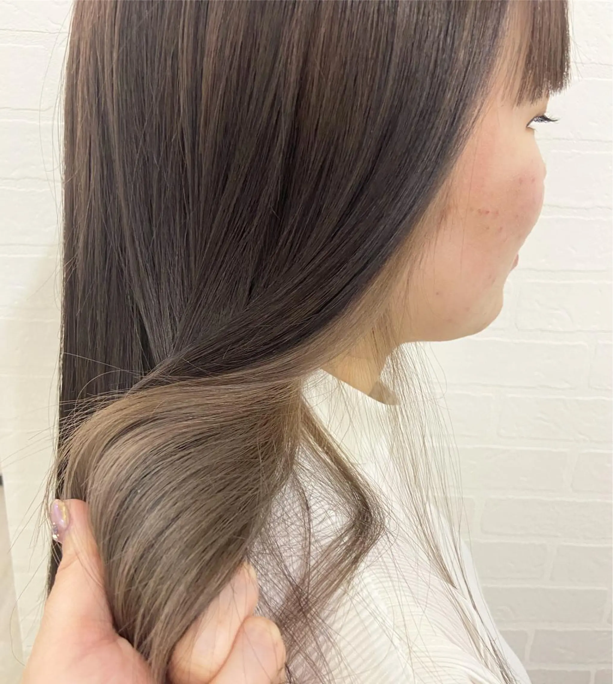 ミディアム ヘアカラー ヘアセット☆ 髪質改善カラー☆まいのヘアスタイル