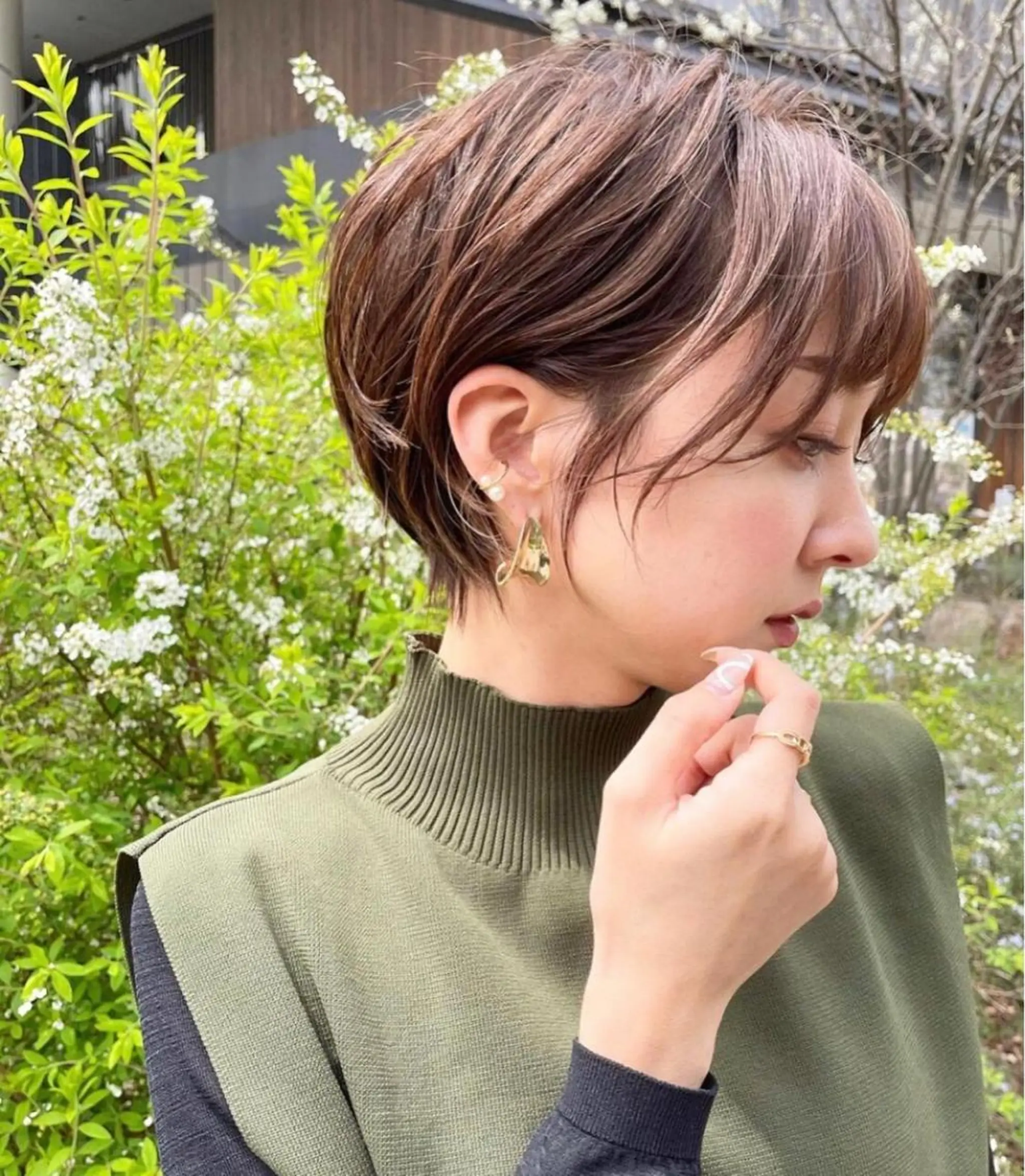 ショート カラー カット ヘアカラー le. pidorgeのヘアスタイル