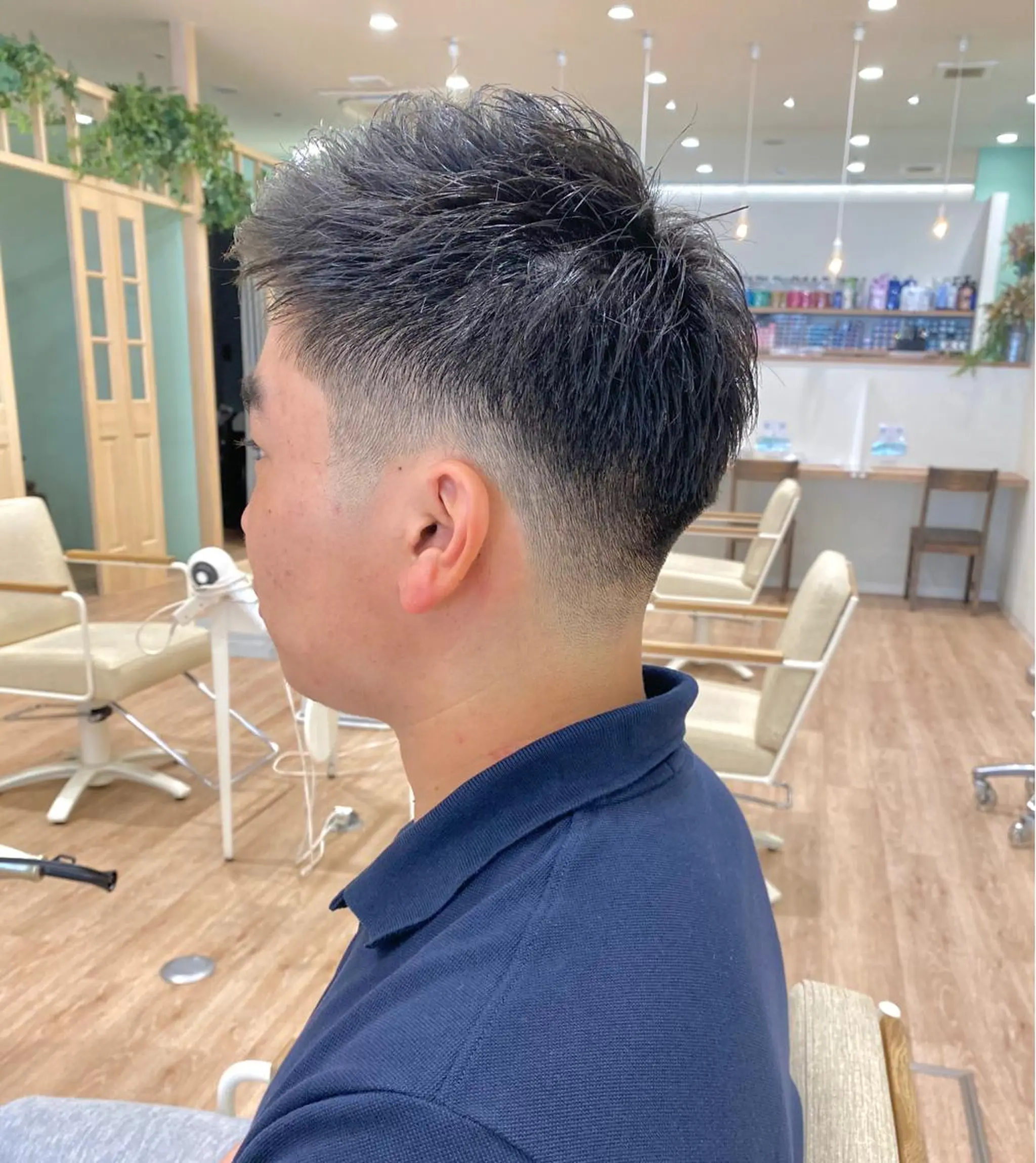 ショート メンズ フェードカット ボブとパーマの達人 美容室難民の方は是非のヘアスタイル