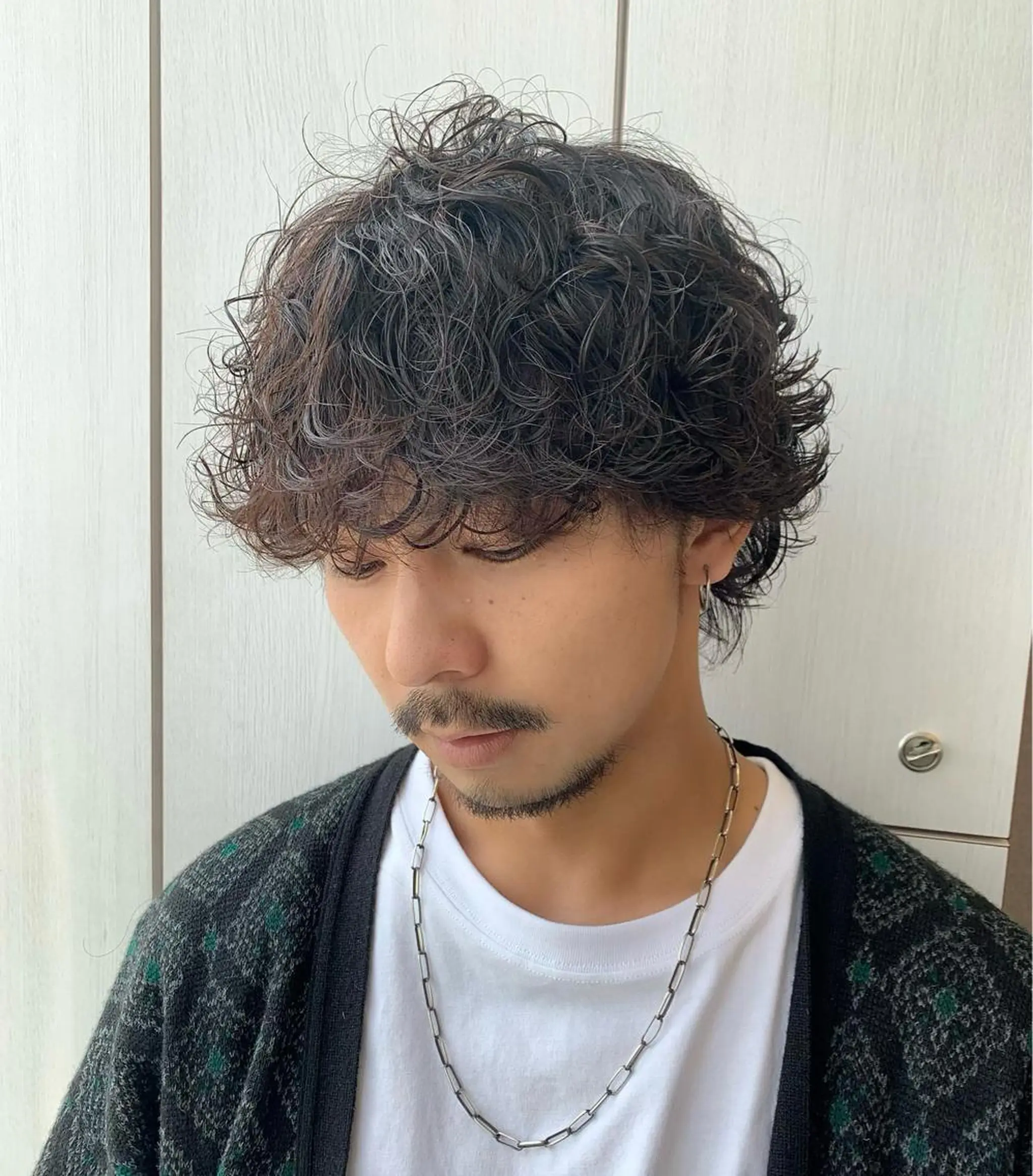 ショート パーマ ヘアアレンジ メンズ マッシュ メンズパーマ 波巻きパーマ ショートヘア NEHAN所属・貴方以上に貴方の髪を 想う🌕野口昴夢のヘアスタイル