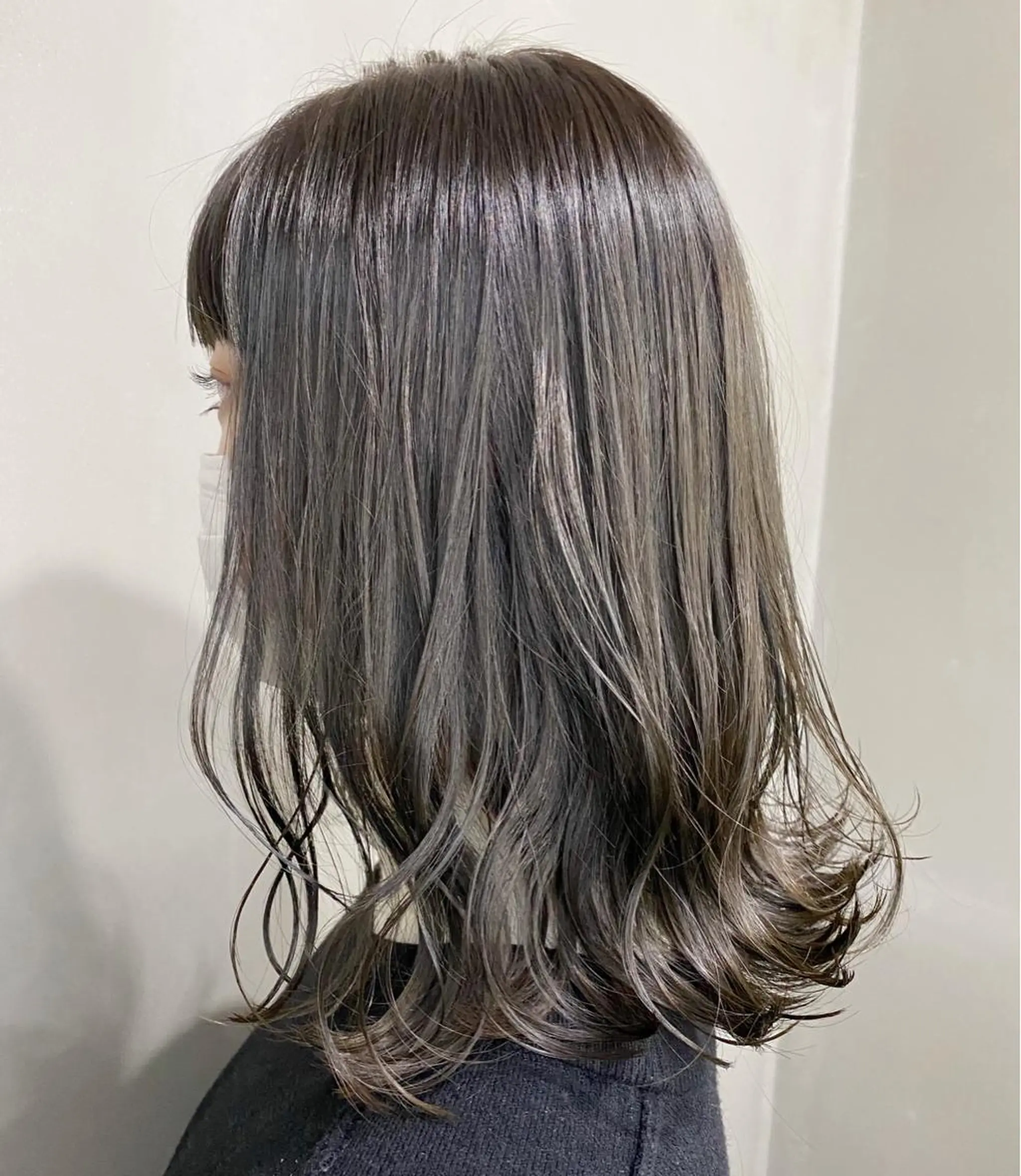 ミディアム カラー カット ヘアカラー 畑中 愛梨のヘアスタイル