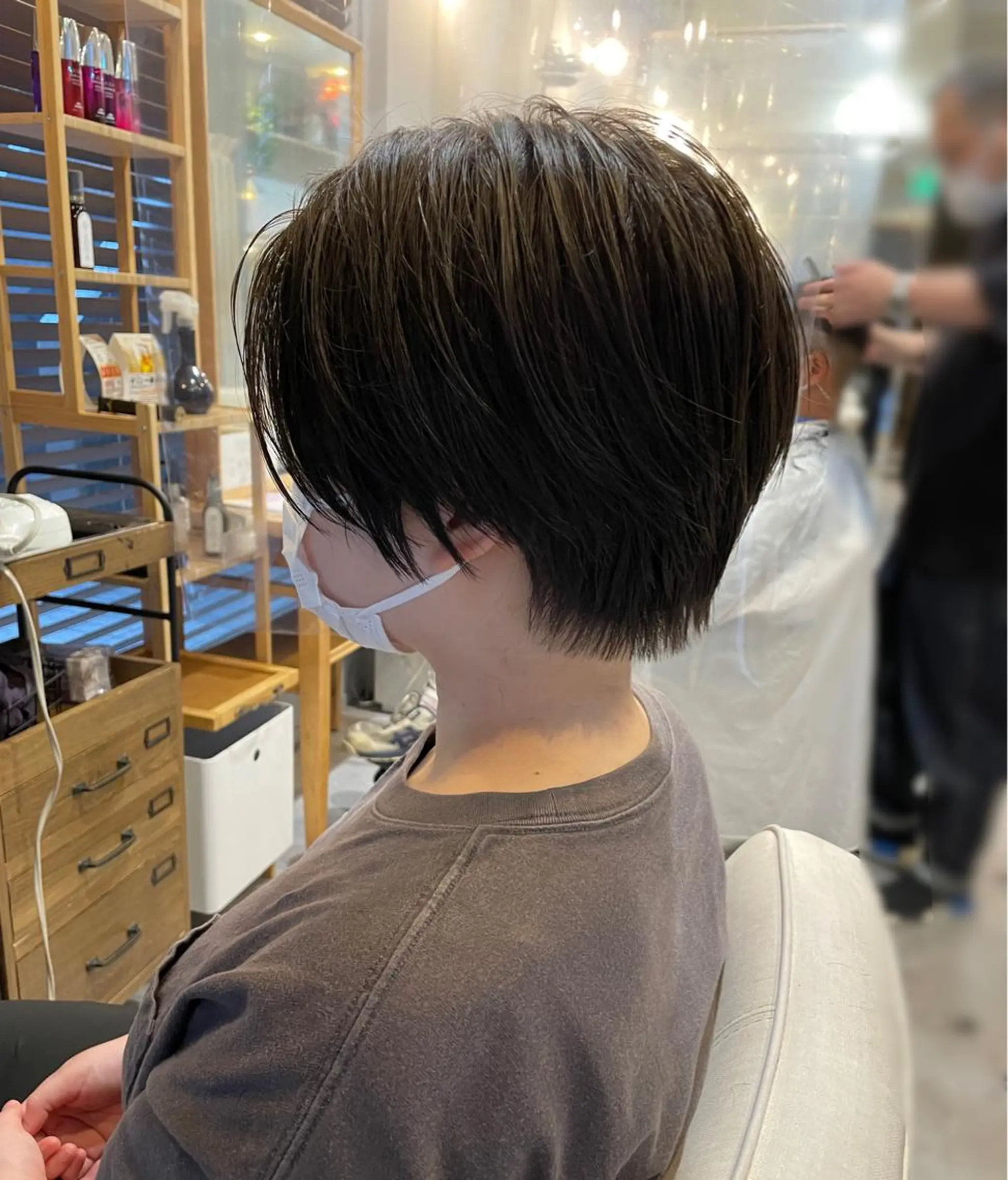ショート カット ヘアカラー トリートメント 🌈ショートボブ⚪︎ 暖色🌈村山武史のヘアスタイル