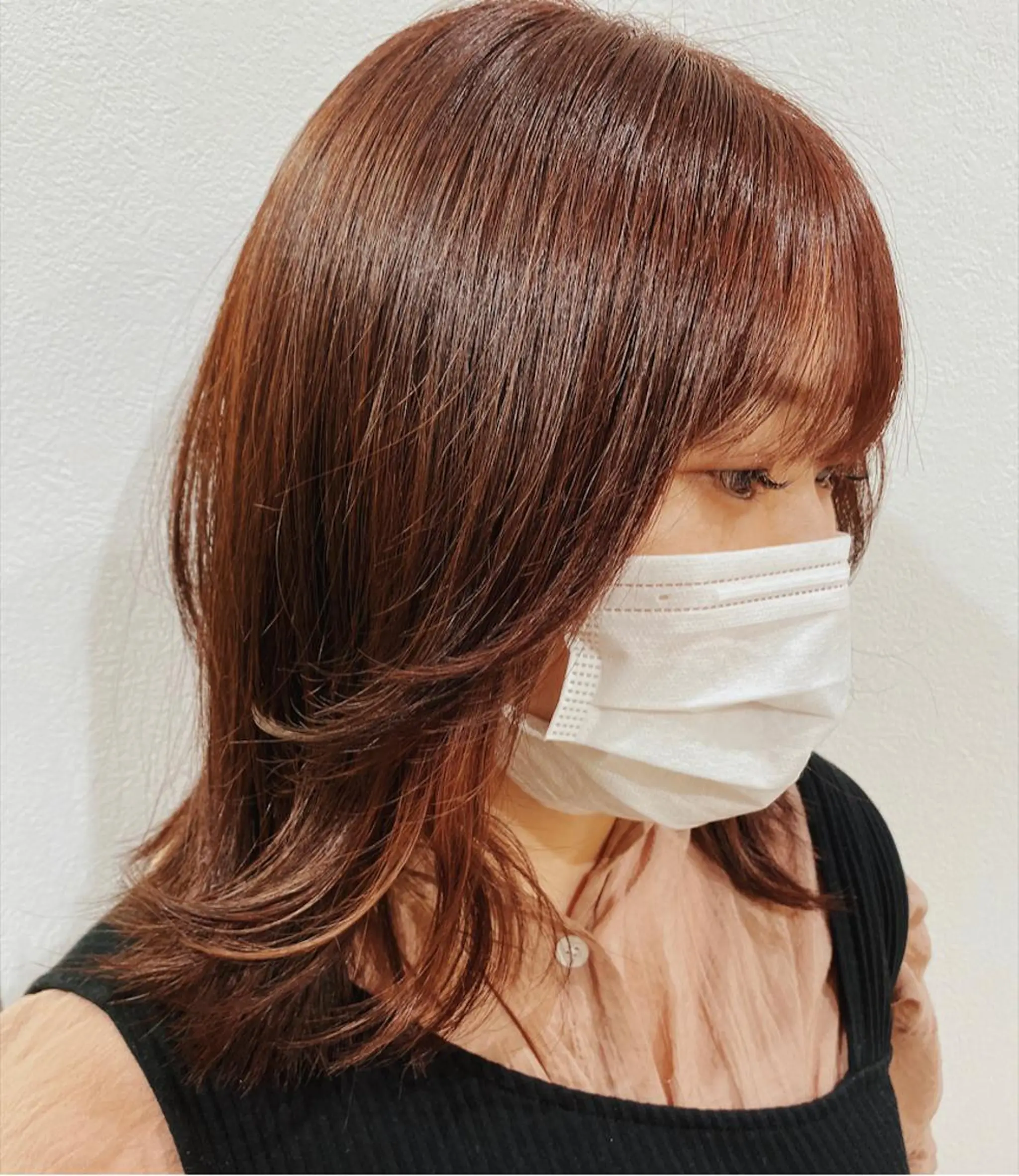 ミディアム カラー ブラウンカラー ショコラブラウン 西山梨々【12/1〜 産休を頂きます🎀】のヘアスタイル