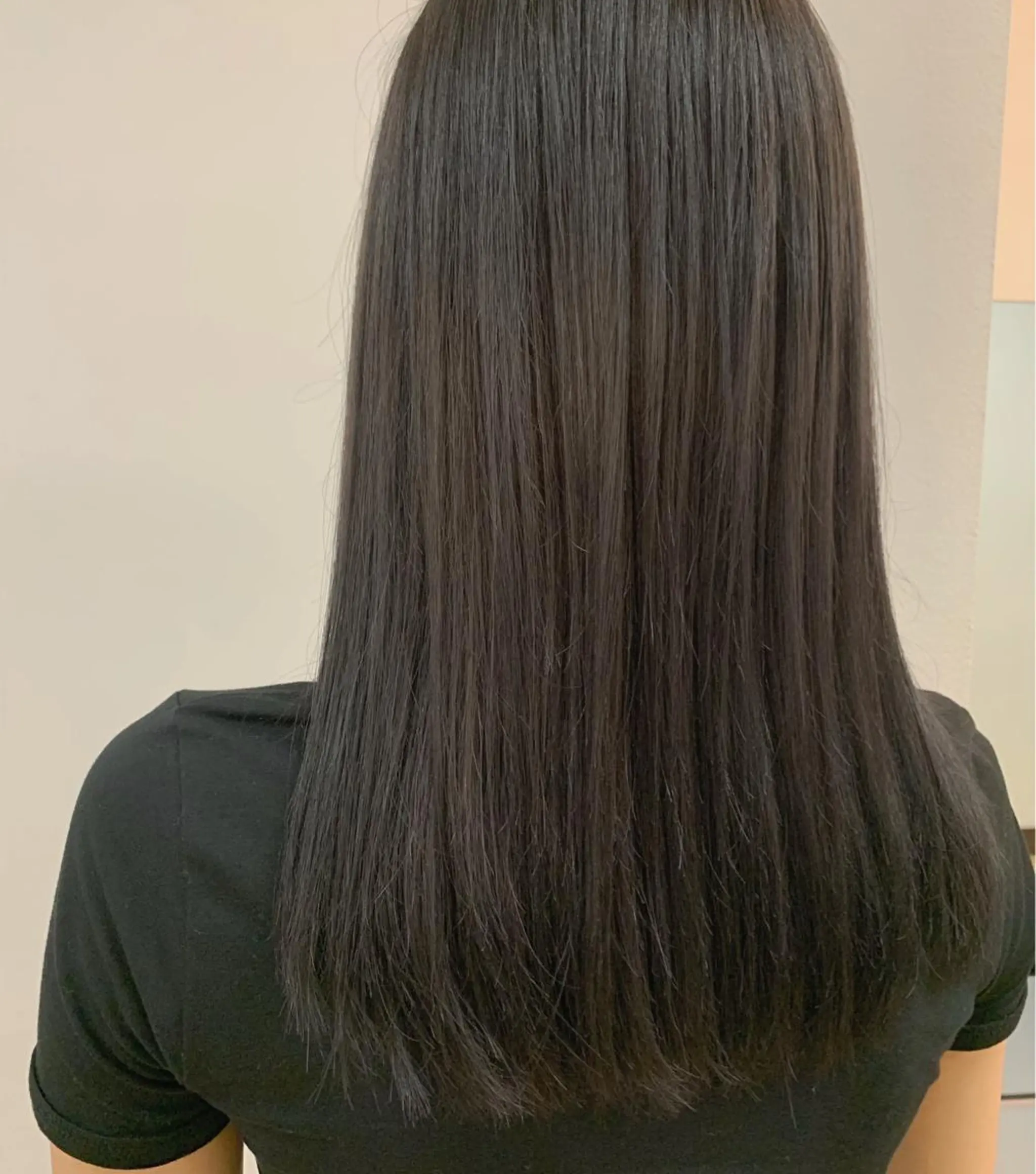 セミロング カラー 透明感カラー グレージュ カット ヘアカラー トリートメント 萌花 moeka /韓国/レイヤーのヘアスタイル