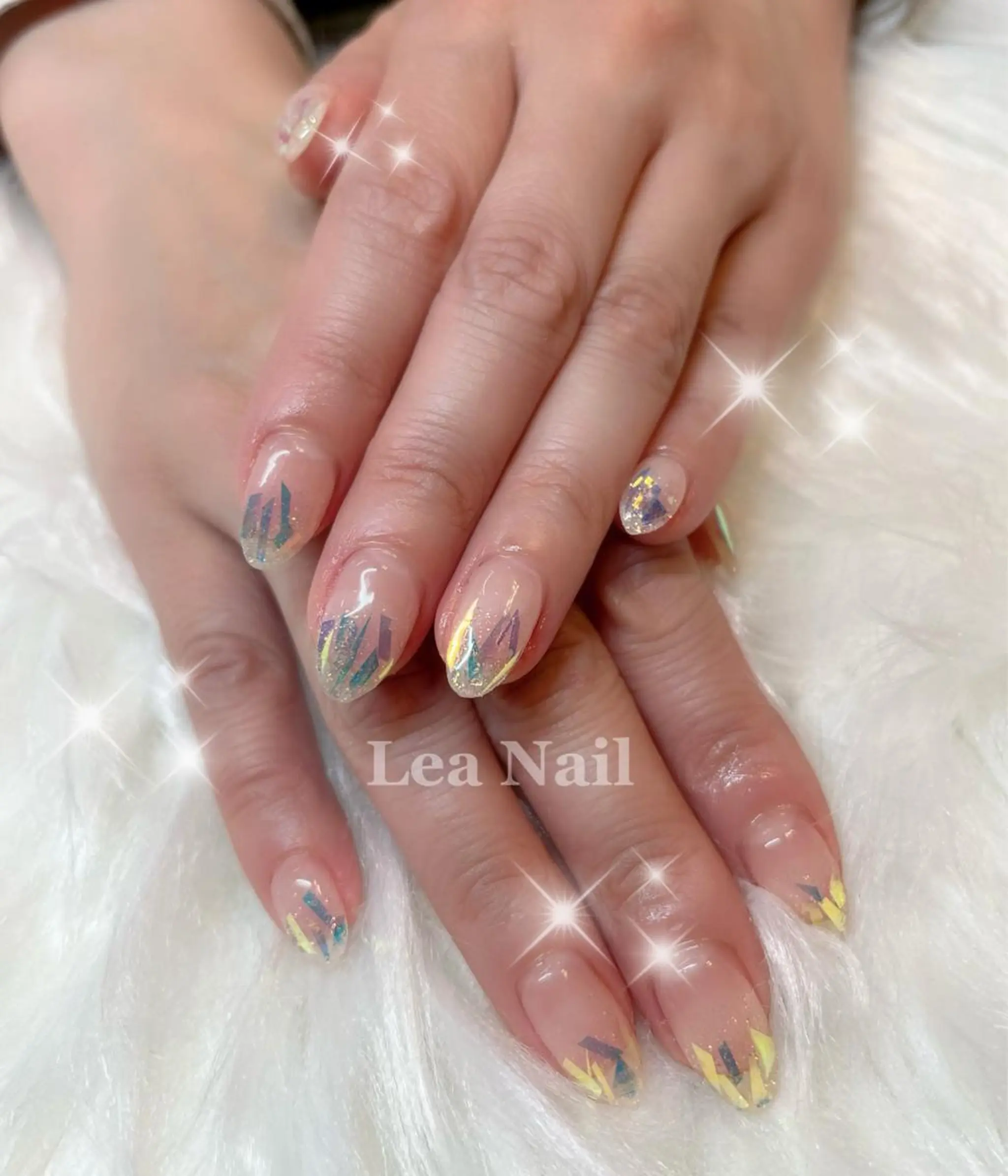 ネイル キラキラネイル Lea Nailのネイルデザイン