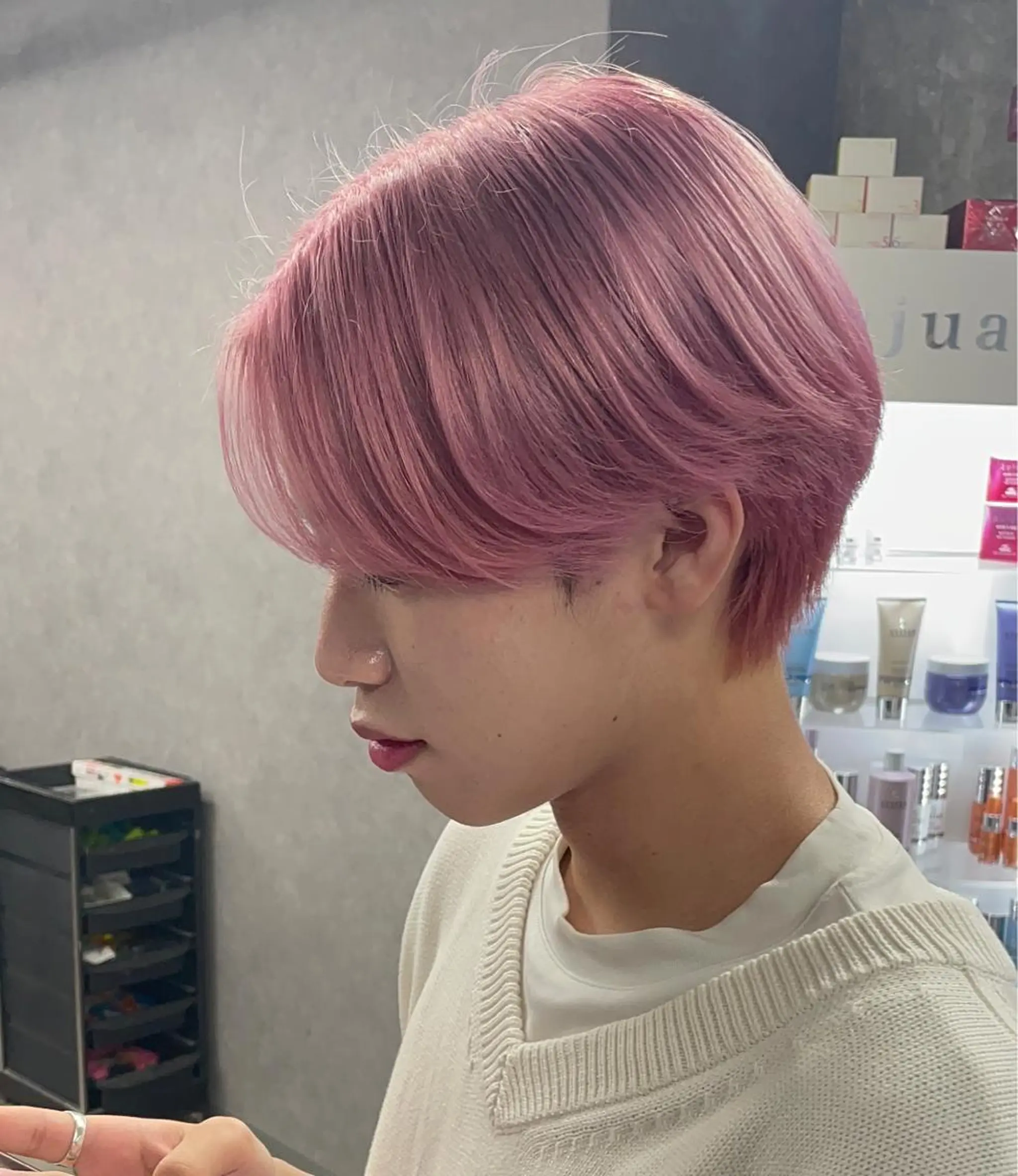 ショート カット ヘアカラー トリートメント 🌟ハイトーン/ボブ /RYOJU🌟のヘアスタイル