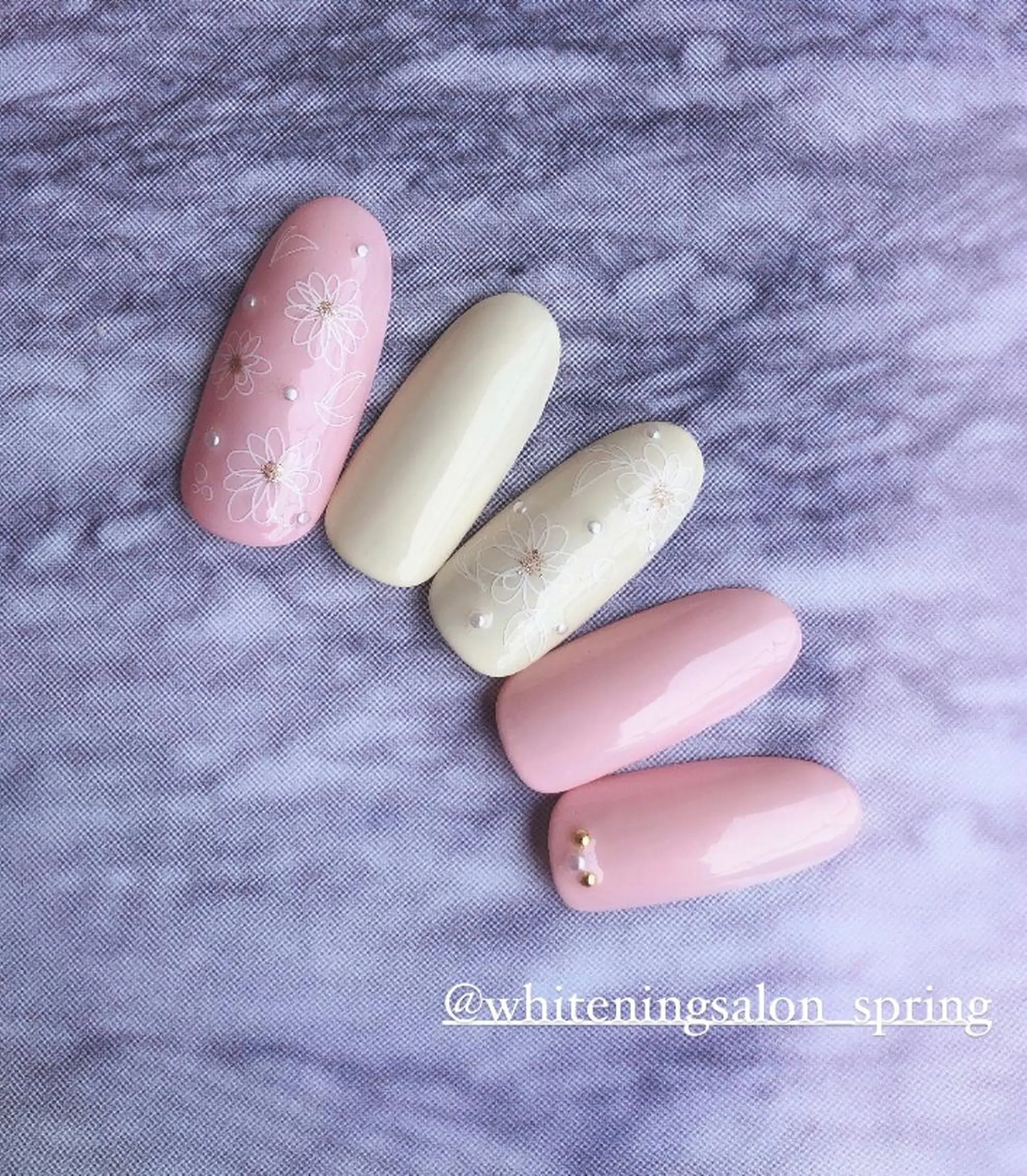 ネイル シンプルネイル 冬ネイル Nakao Hitomiのネイルデザイン