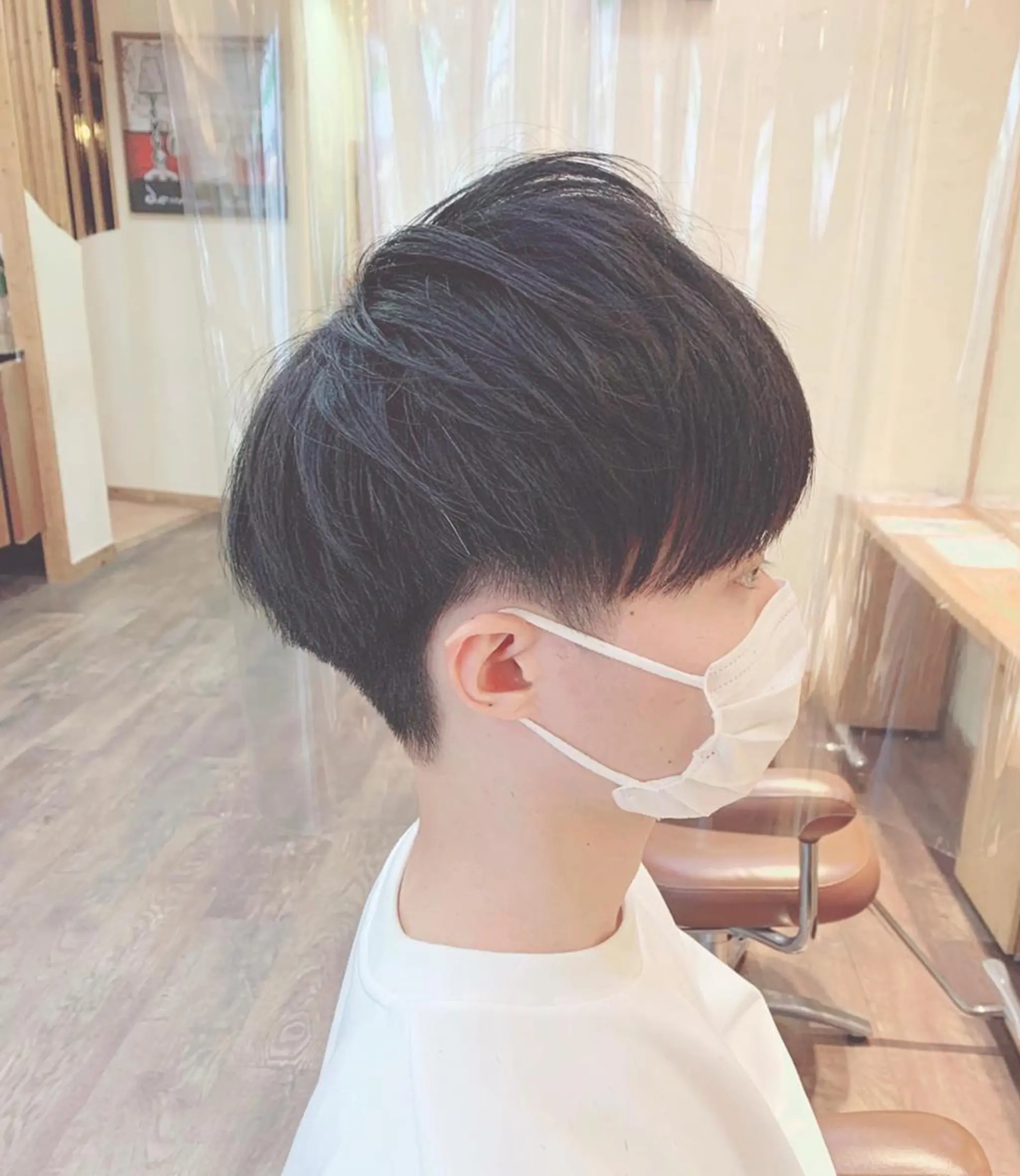 ショート カラー メンズ センターパート マッシュ 学生（メンズ向け） メンズショート ツーブロック 🌿ヤマグチ ユウキ🌿のヘアスタイル