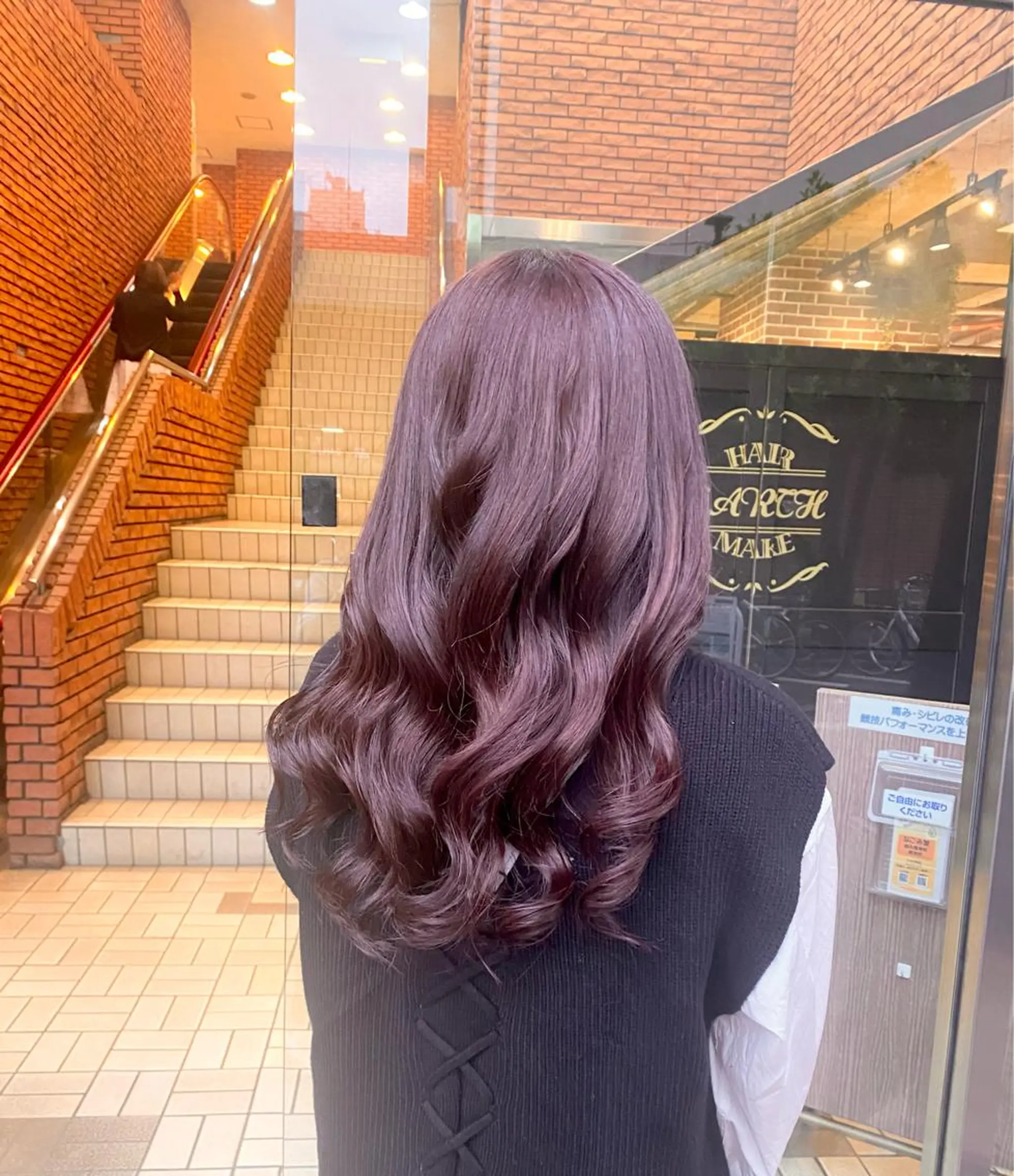ロング ヘアカラー トリートメント motel所属・モデルや芸能人も通う ✨マンツーマンサロンのヘアスタイル