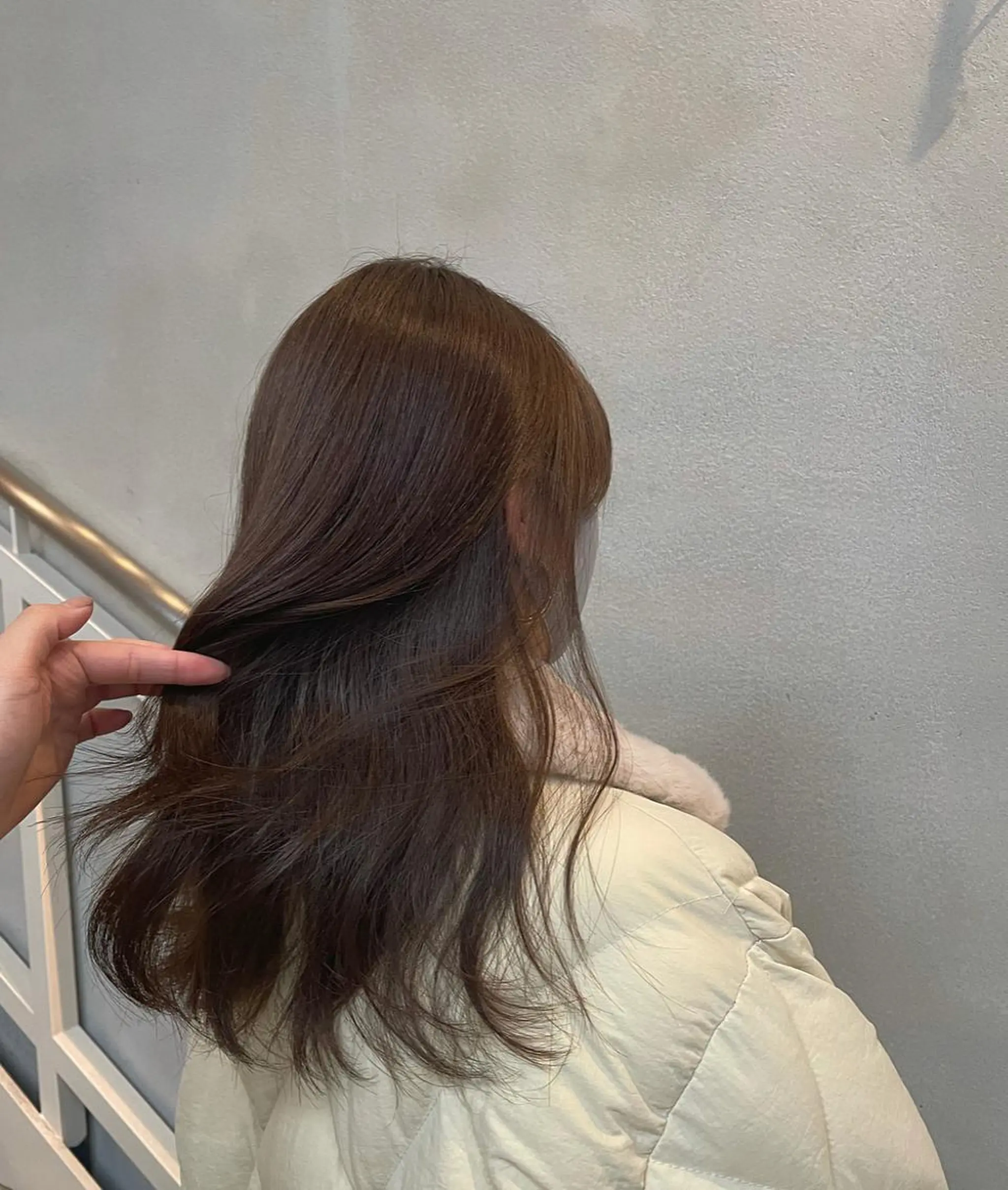 セミロング カラー アッシュ 沖縄/ヘアアレンジ /ナカノのヘアスタイル