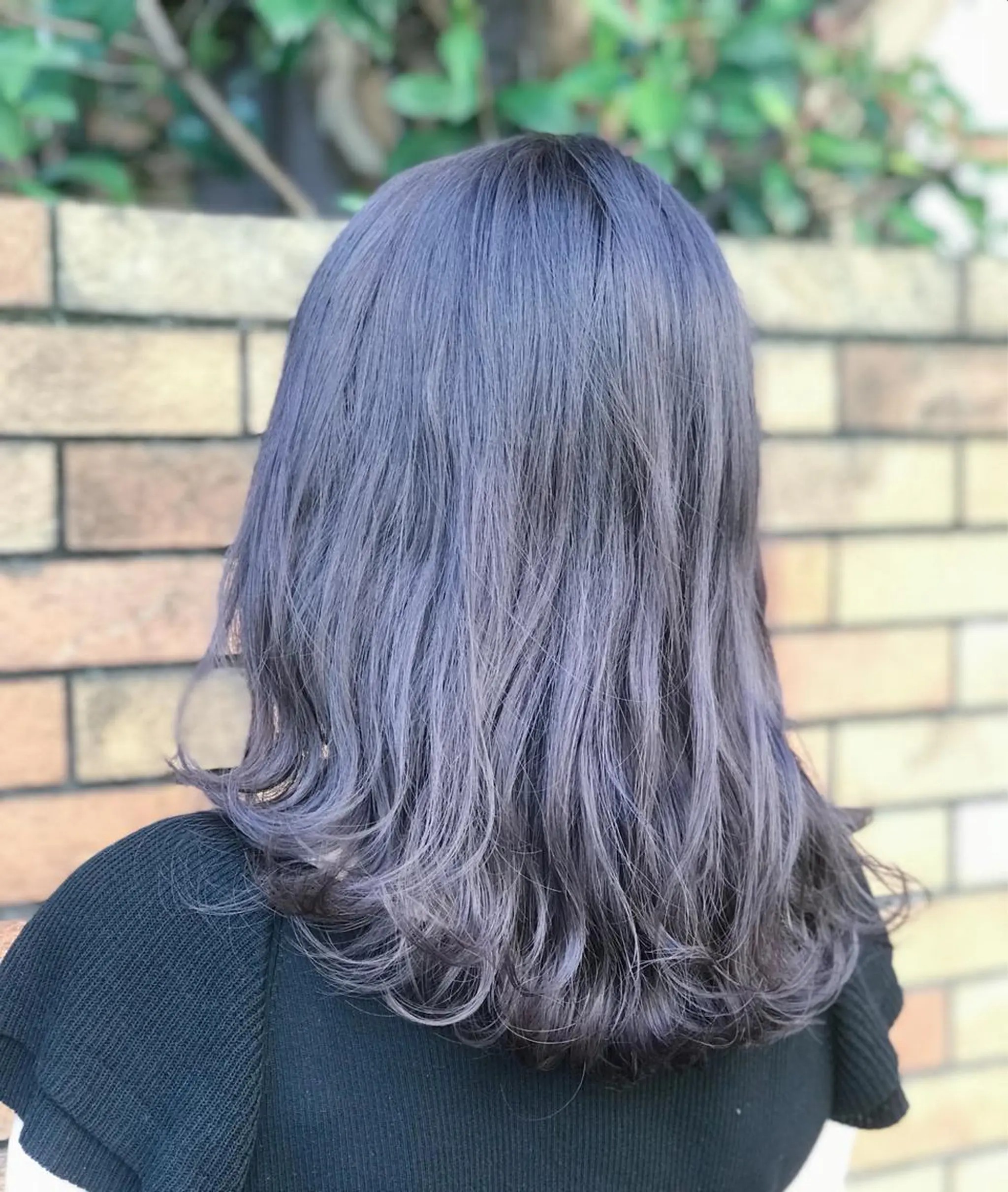 セミロング カラー パープルカラー 透明感カラーが 得意です！NAOKIのヘアスタイル